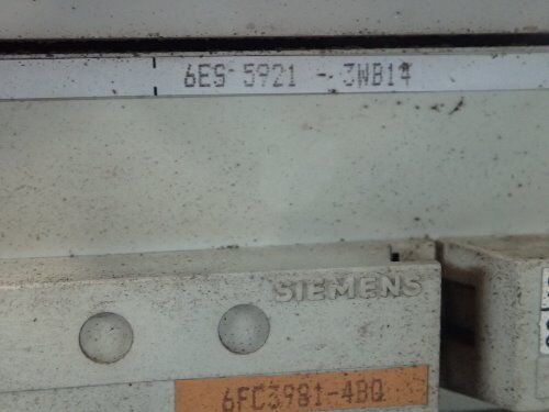 Siemens 6Fc 3771-1Fa-Z Sinumerik 3 N 4Bsmd Plc System,6Ev 3054-0Fc,6Es 5921,Dk