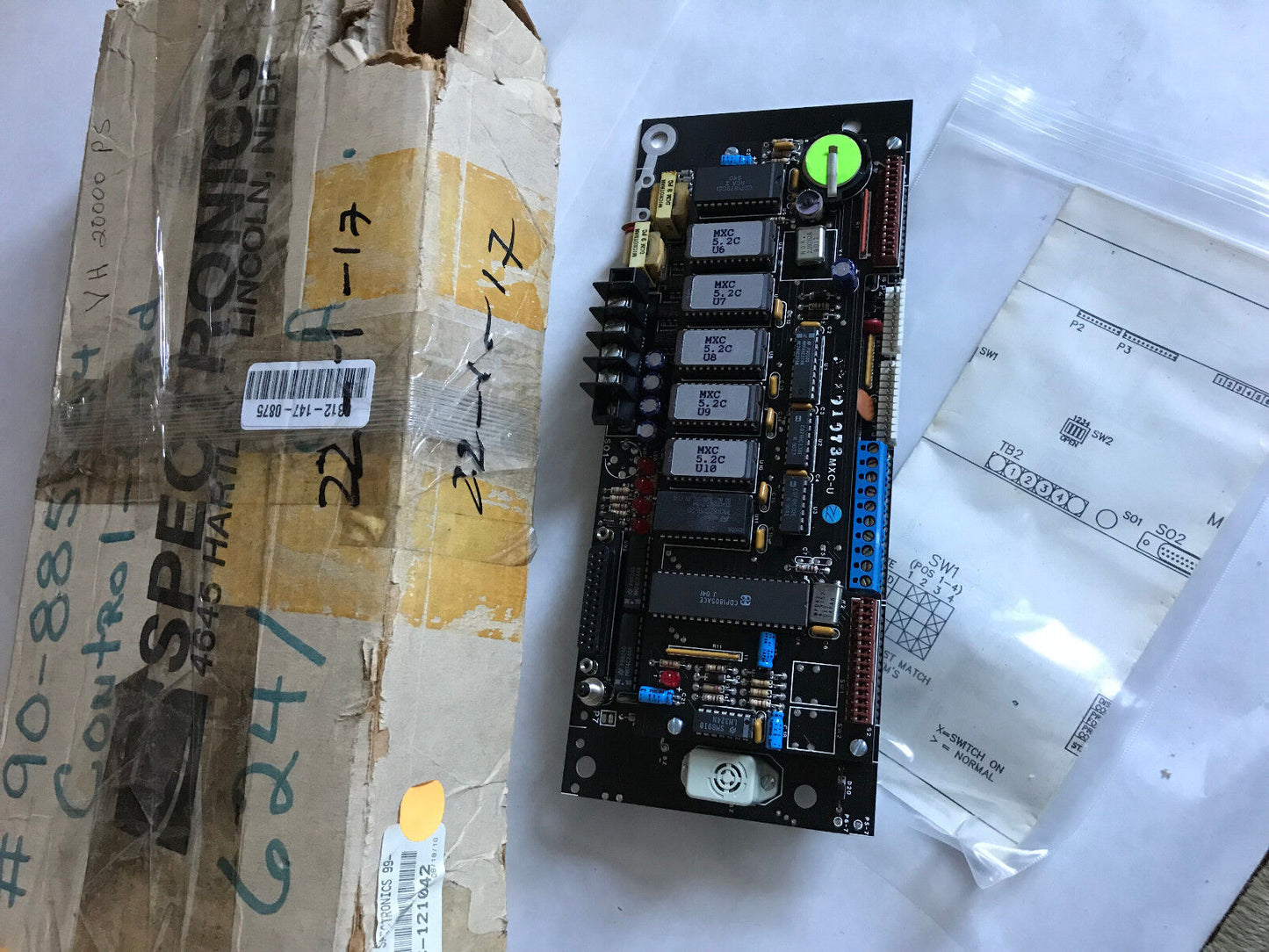 New Spectronics Mxc-U,99-183-83 Mxc Fire Alarm Control 57-039-82,59241203,Sb