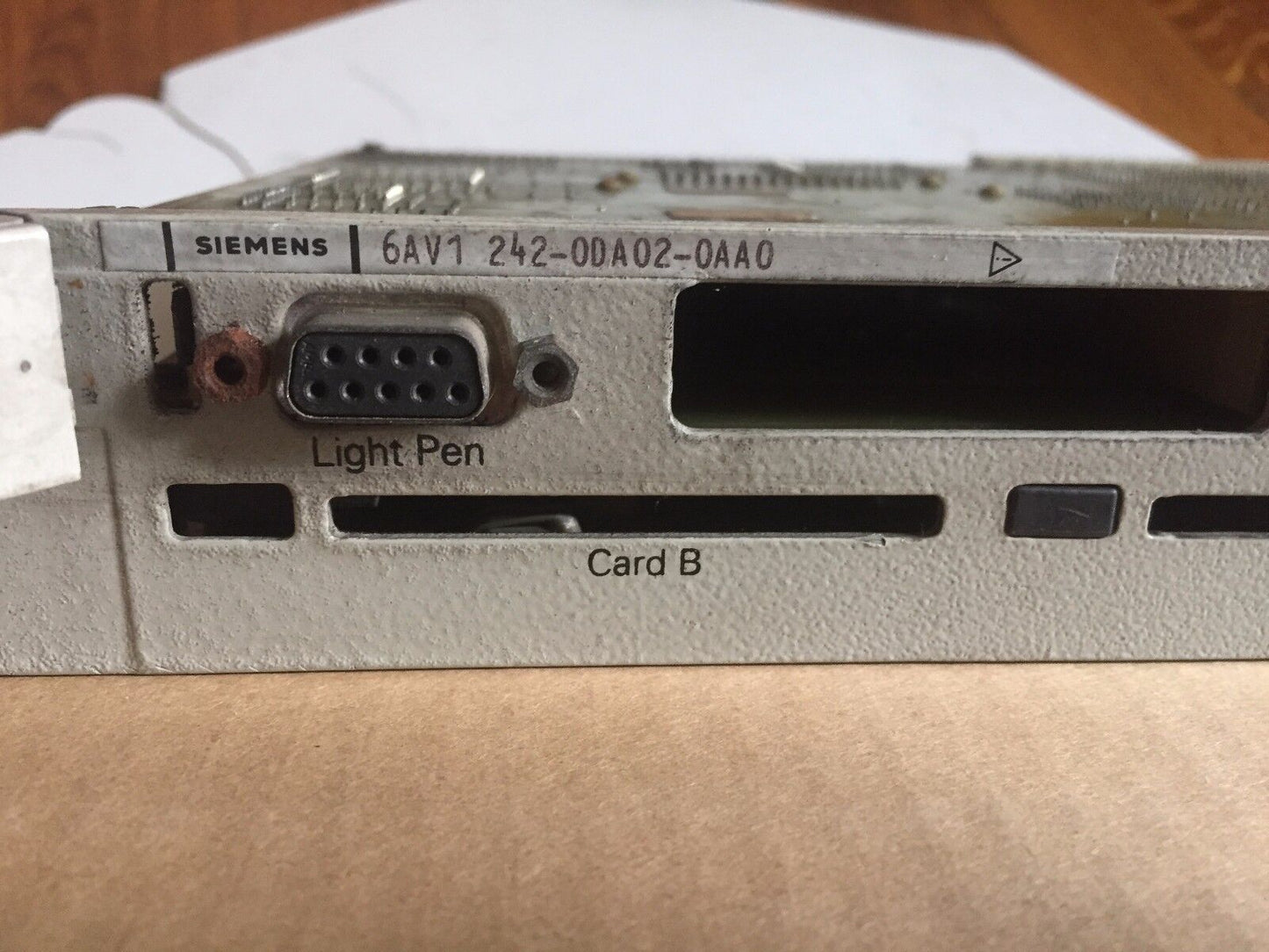 Siemens 6Av1 242-0Da02-0Aa0 Cpu Module,6Av1-242-0Da02-Oaao,E89120-F2780c1a,Cx,Db