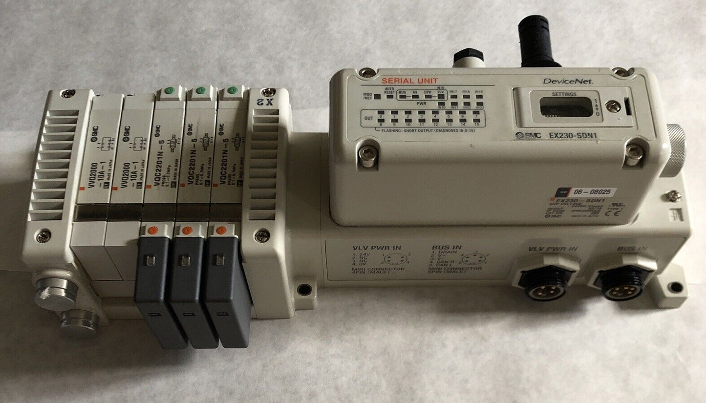 New Smc Us2984-20,Ex230-Sdn1,Ex230-Cb2,Vvq2000 Devicenet Manifold Valve,Se