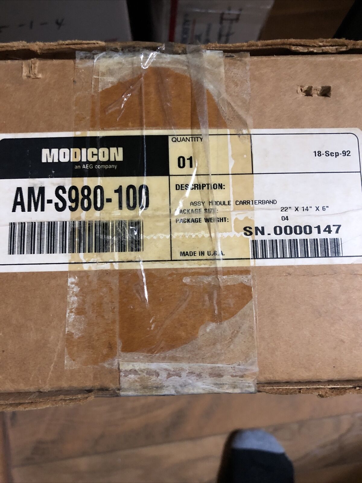 New Modicon Am-S980-100,As-S980-100,Aeg S980, Map 3.0 Network Interface,Aw,Df
