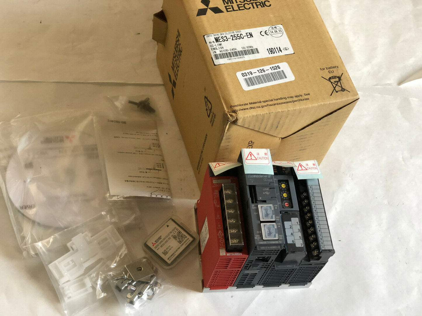 New Mitsubishi Mes3-255C-En,Q61sp Energy Saving Data Collecting Server,Tn