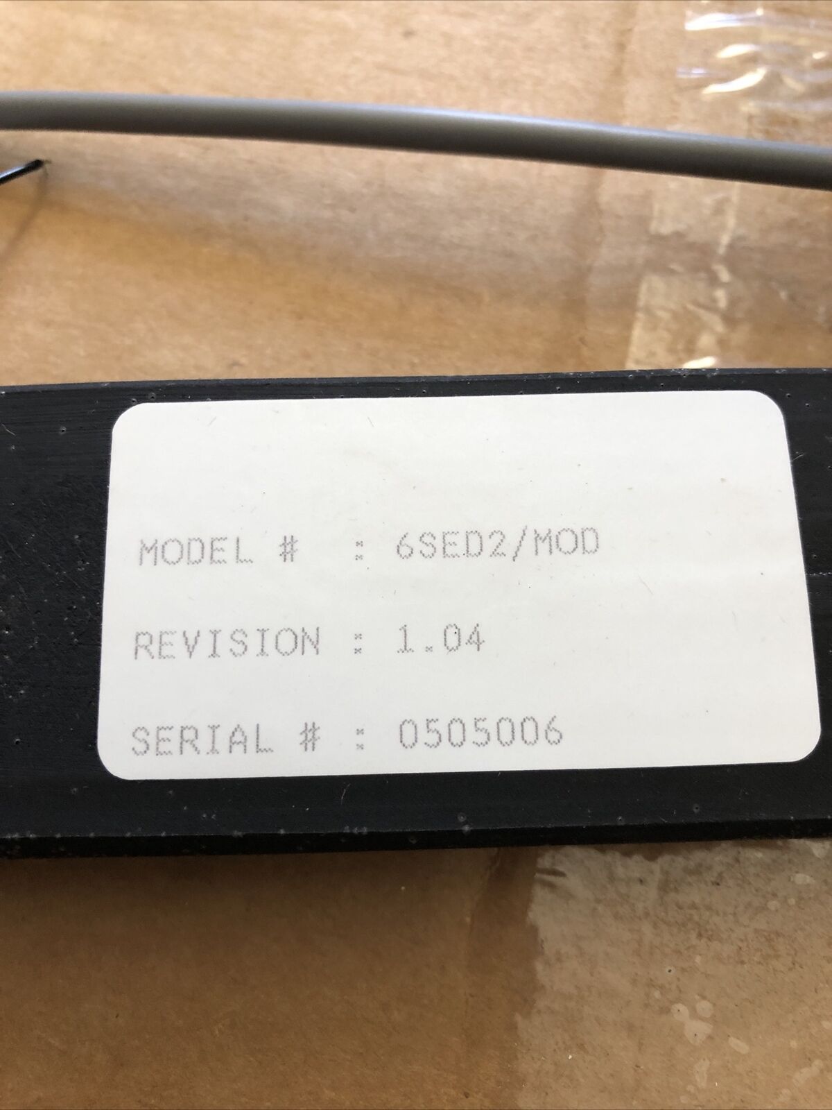 New Siemens 6Sed2/Mod Opt Sed2 Modbus Interface Cable (3Ft) Sed2-Modbus1,Bw