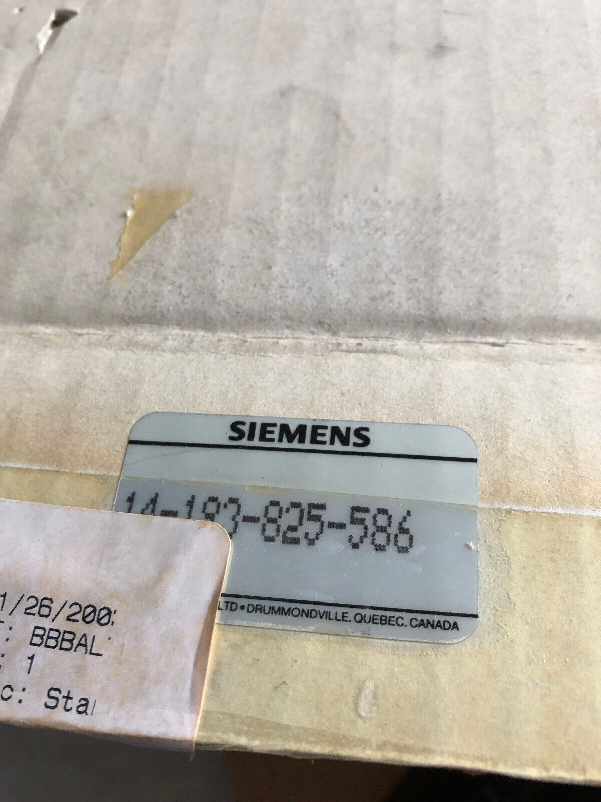 New Siemens 14-193-825-586,14429-335001,3Mn6 0310,250 Amp/500 Vdc Contactor,An