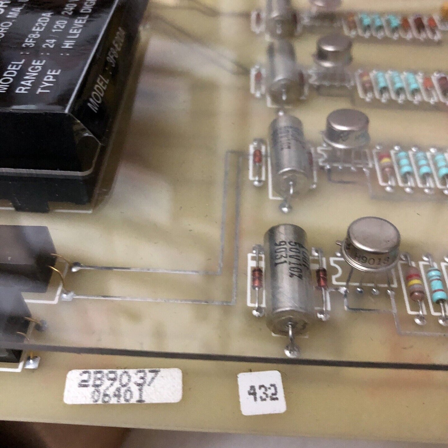 Foxboro 3F8-E2da,F8922ag,A2047us,2B9037 Assembly Octal Hi Level Digital Input,Cr
