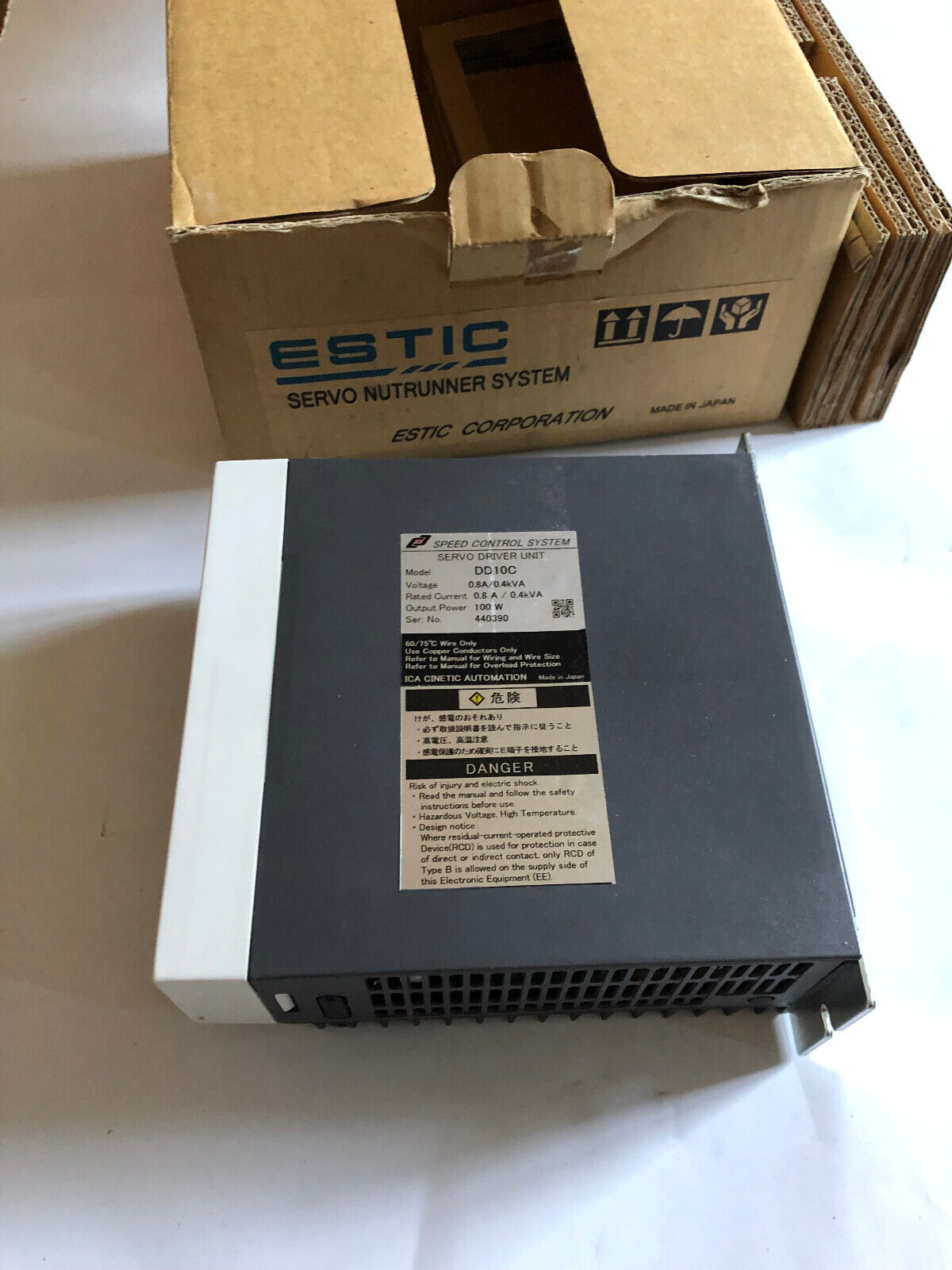 New Estic Dd10c Servo Driver Unit. 100W Output Power Supply,0.8A,Cw