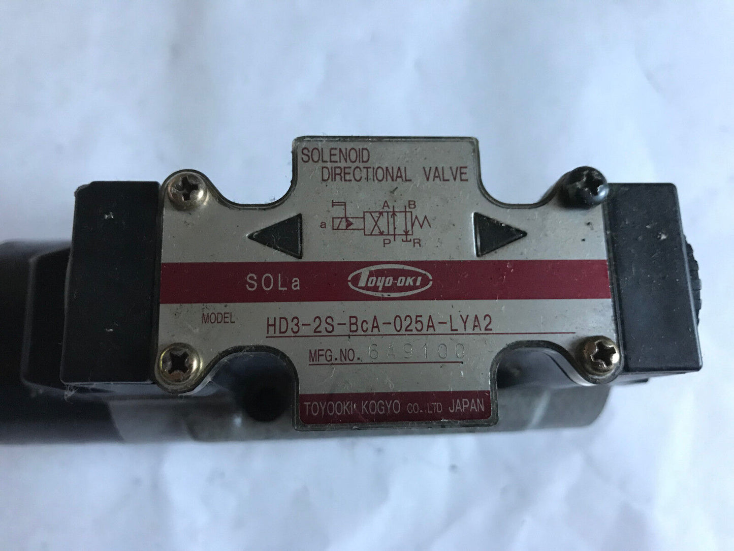 New Sola Toyo-Oki Hd3-2S-Bca-025A-Lya2 Hydraulic Solenoid Directional Valve,Et