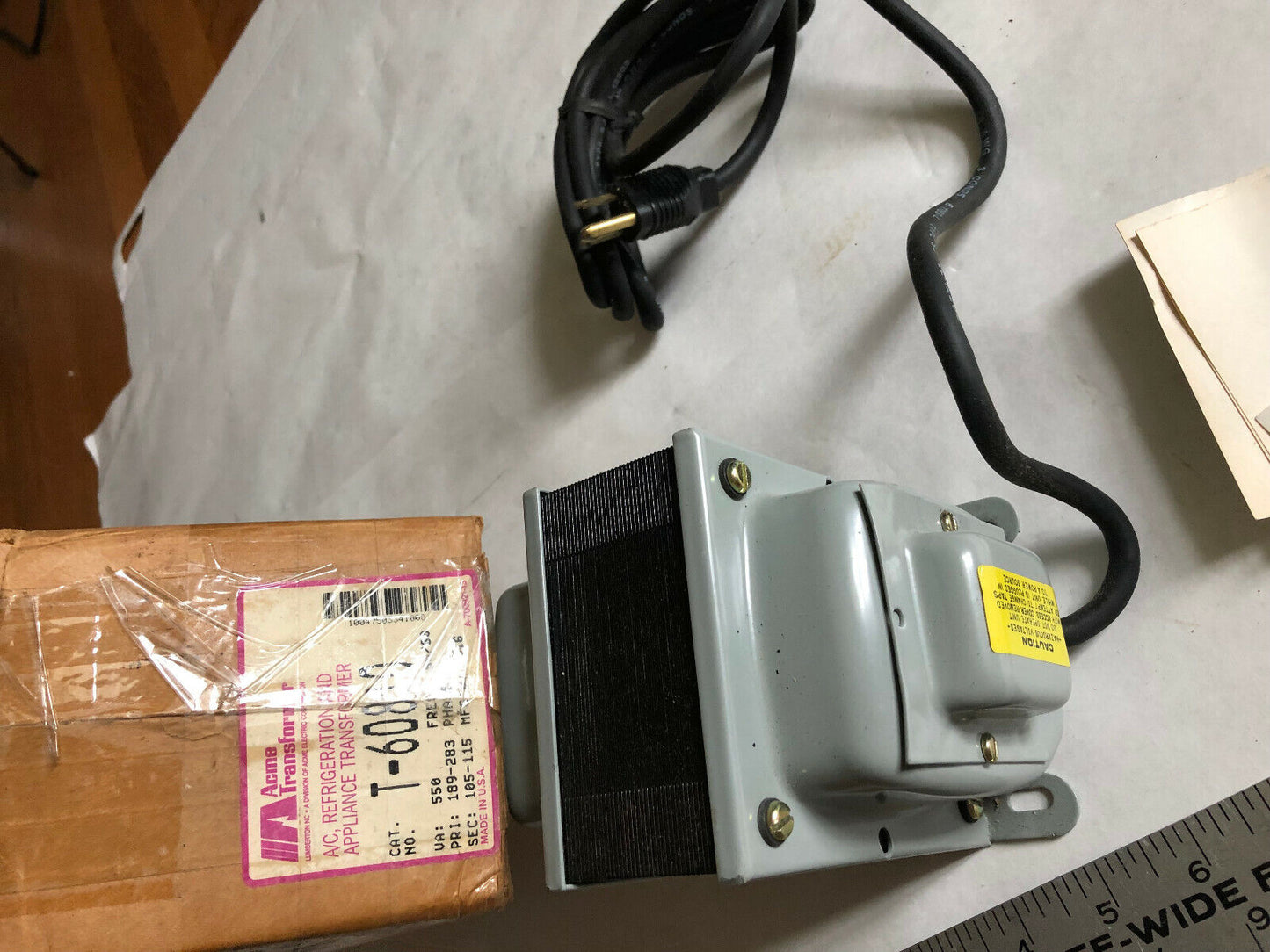 New Acme Electric T-60810 Auto Transformer 550Vac Refrigeration & Applliance,Ag