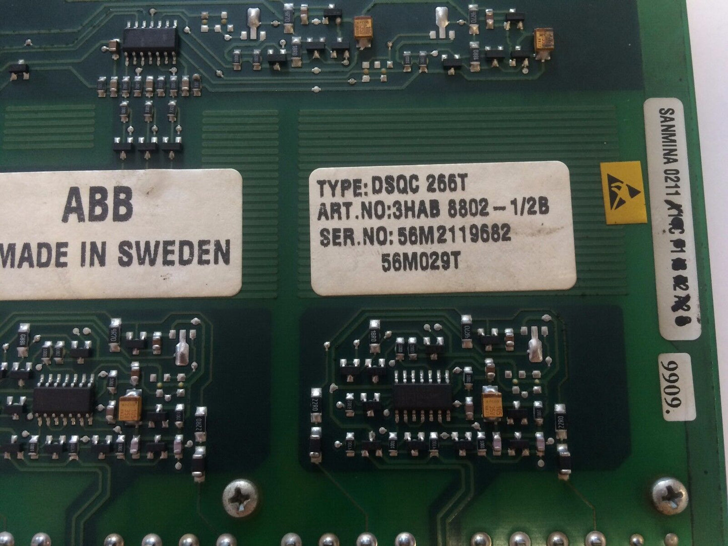 Abb Dsqc 266T Robotic Servo Drive,Acc 49M029ab Cad606, 3Hab8802-1/2B ,Ed