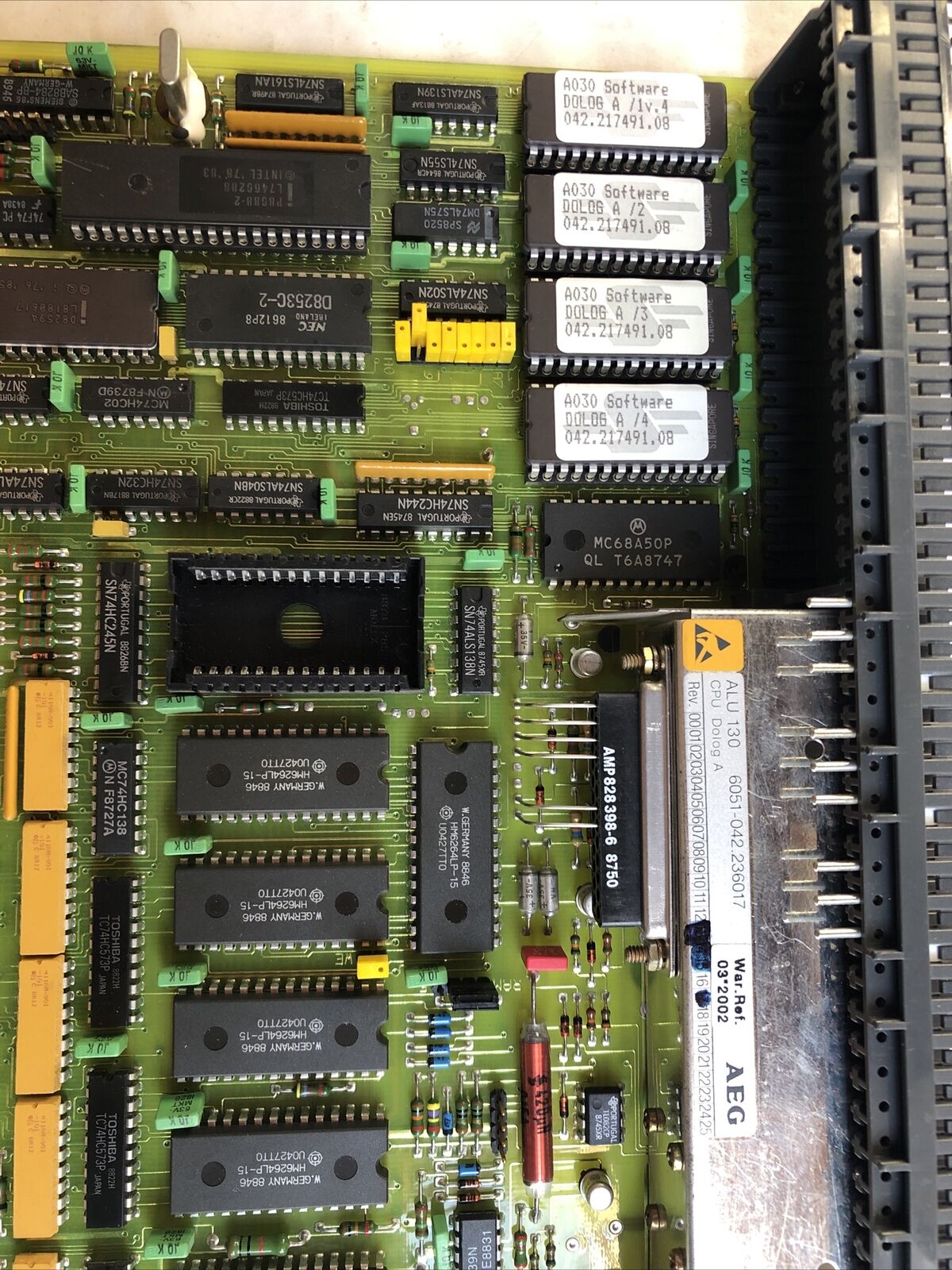 Aeg Alu 130 236017 Cpu Gould Modicon 6051-042.236017 Cpu Module W/Gsw Dolg A,Fg