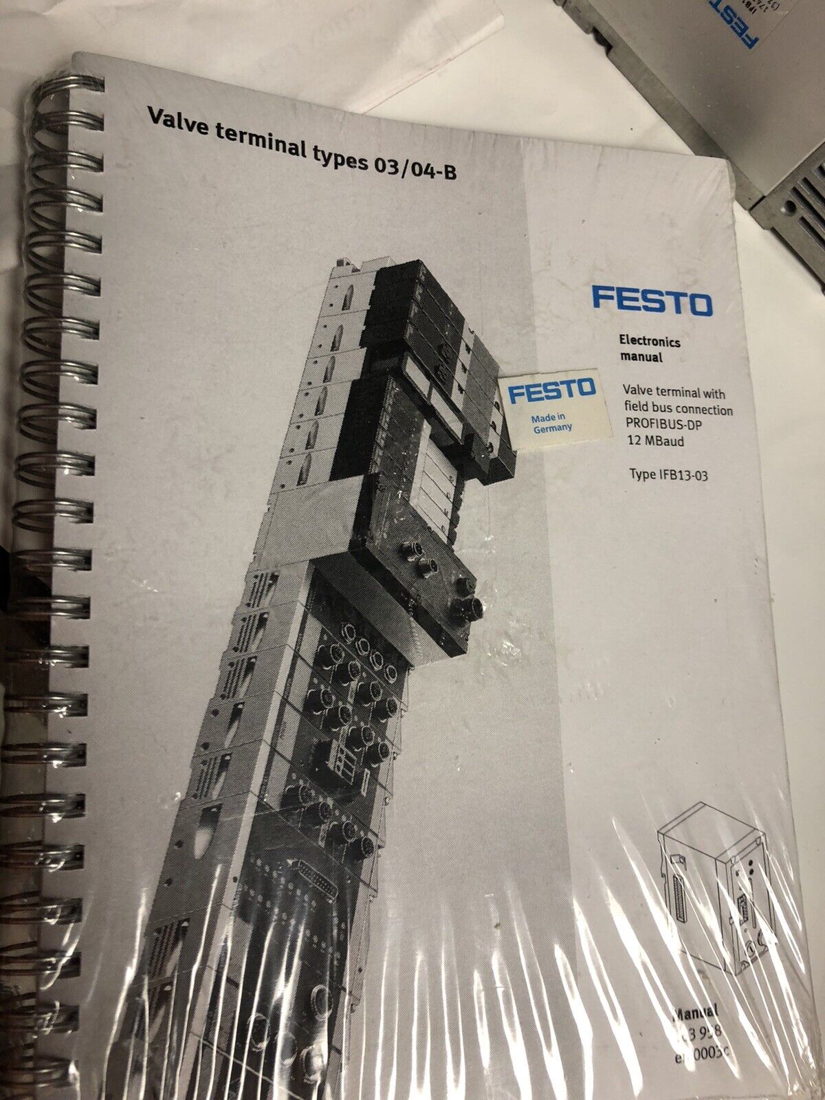 Festo Vigp-04-Fb-D-1 Valve Assembly,Vigi-04-D-1,Ifb13-03,Vige-03-Fb-8-5Pol,Ev