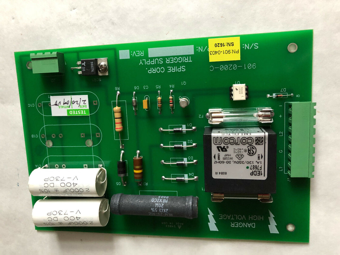 New Spire 901-0403,901-0403 Trigger Supply Board, Pcb 901-0200-C Control,Bd,Ag