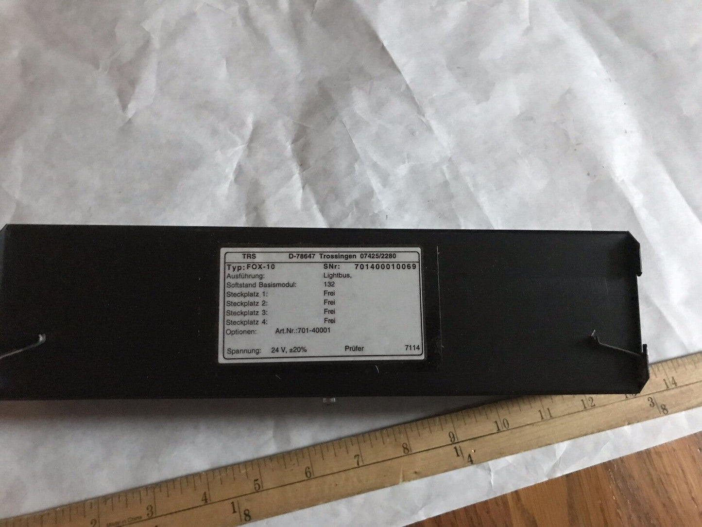 New Trs Fox-10 Fo-Ii/O Lightbus Module,D-78647 Trossingen,Trs X10,Ek