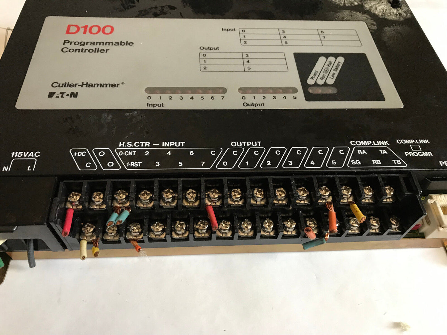 Cutler-Hammer D100cr14,Eaton D100 Plc Programmable Controller 7Zn6661,Sd