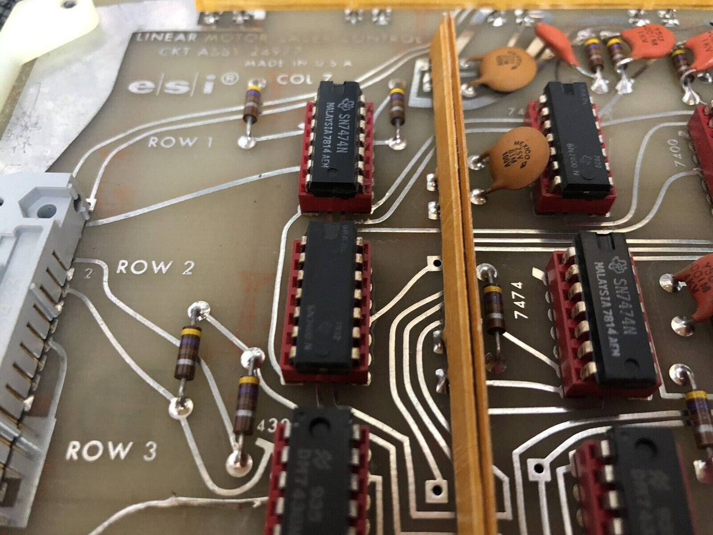 Esi Linear Motor/ Laser Control Pcb Card 24977, Circuit Board Col 7 Esi,Dk