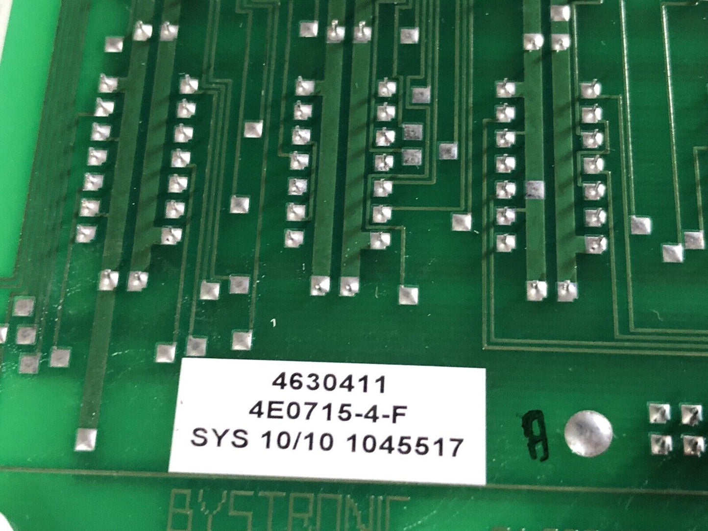 Bystronic Poscon 702298 Wrap Board Xy 4E0715-4-F 4630411 Sys 10/10 1045517,To