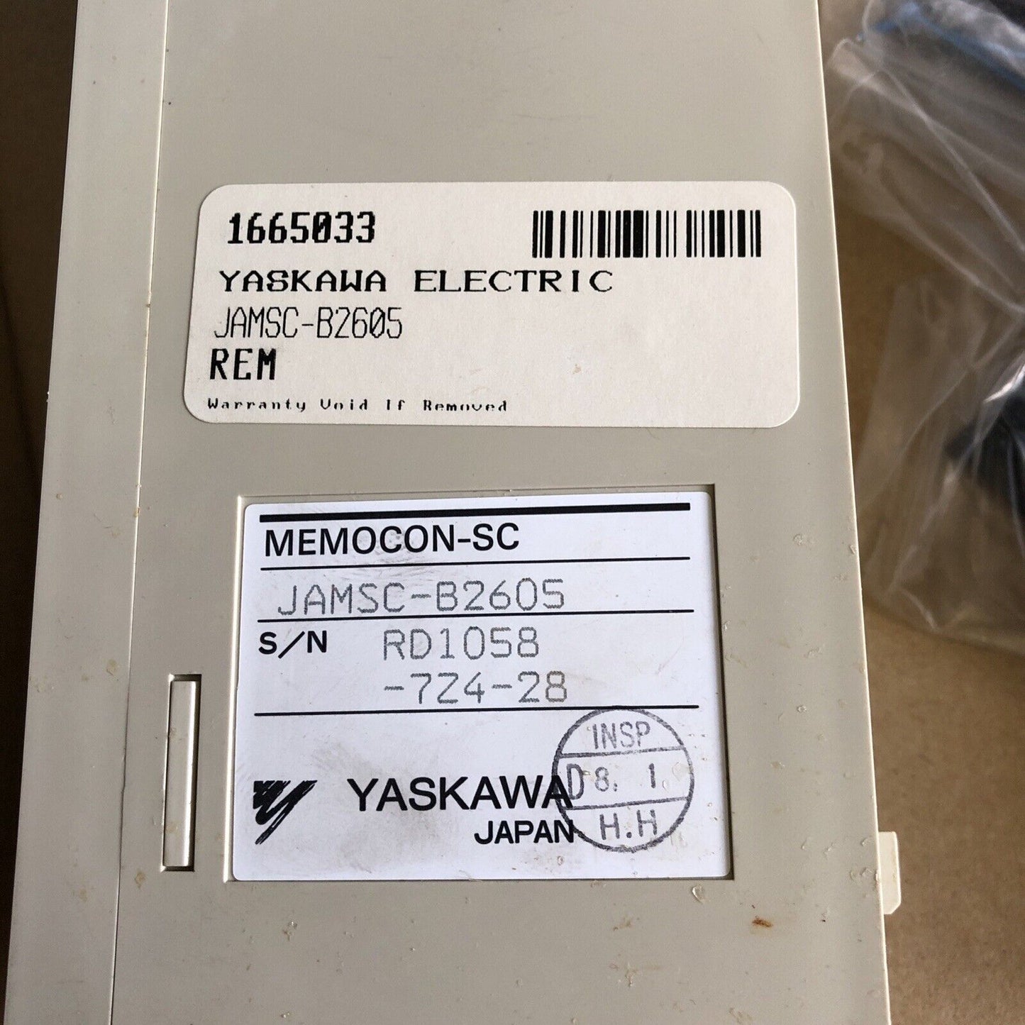 New Yaskawa Jamsc-B2605,B2605 Dc12/24V Electric Input Module Plc Input,Er