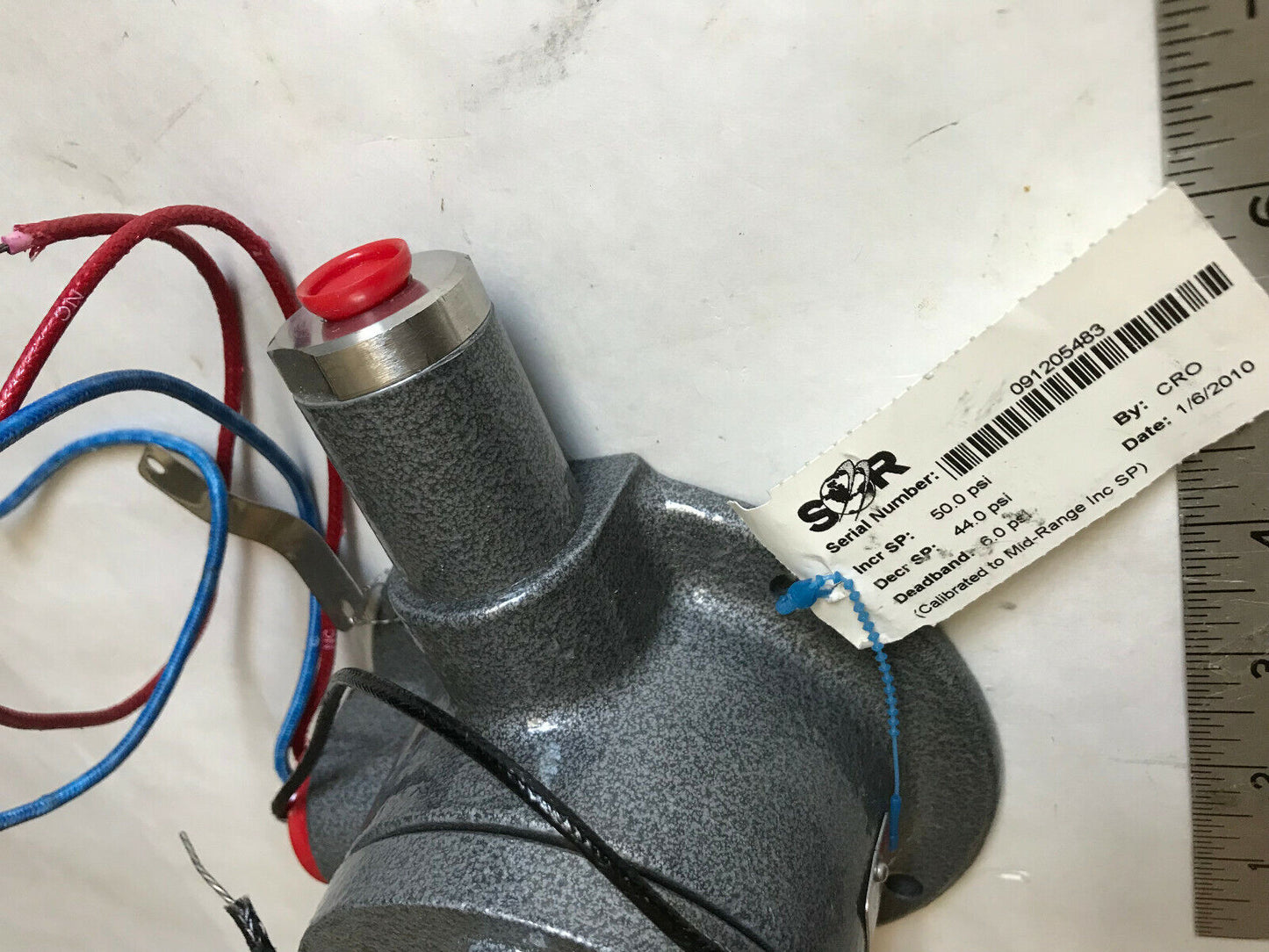 Sor S 757R,Static-O-Ring 6L-B3-J4-C1a-Cgmmrr 1/4" Npt Pressure/Vacuum Switch,Eu