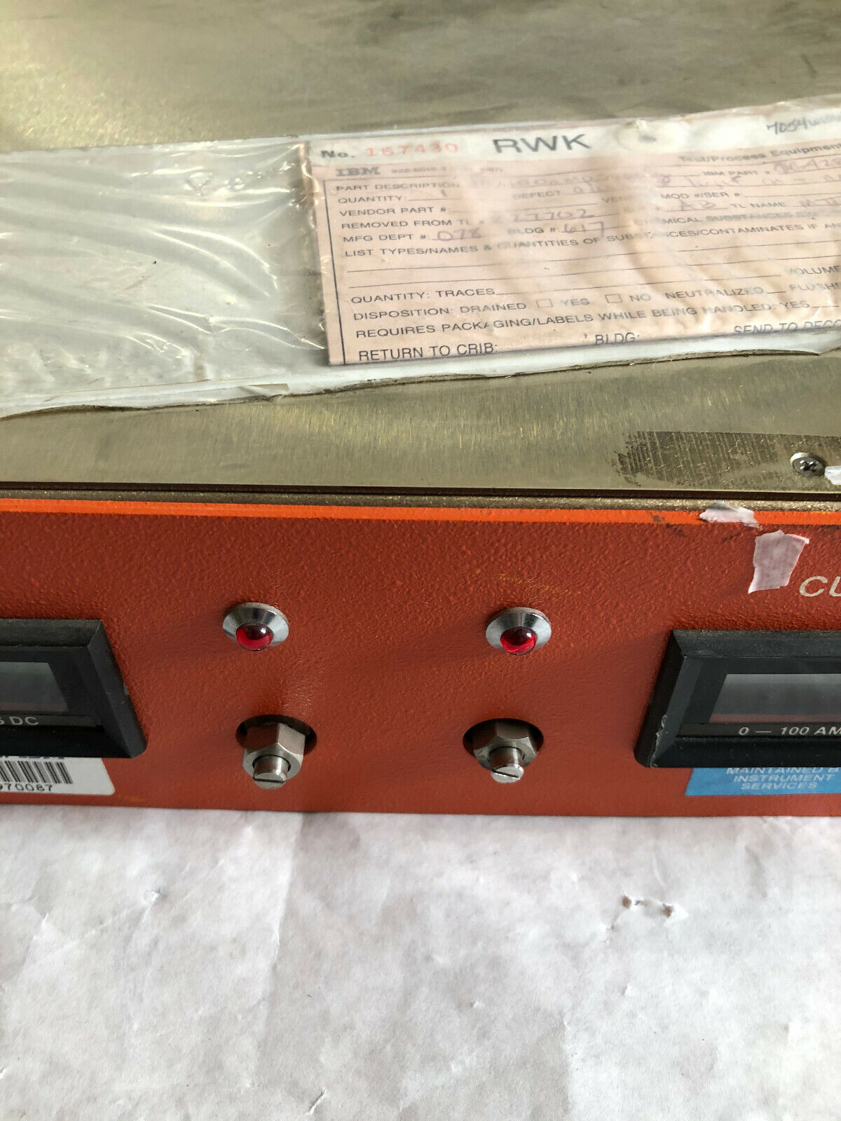 Power Ten 3494D-20100 Power Supply 208Vac,Aehr Test Systems 3494D-20100,Bg