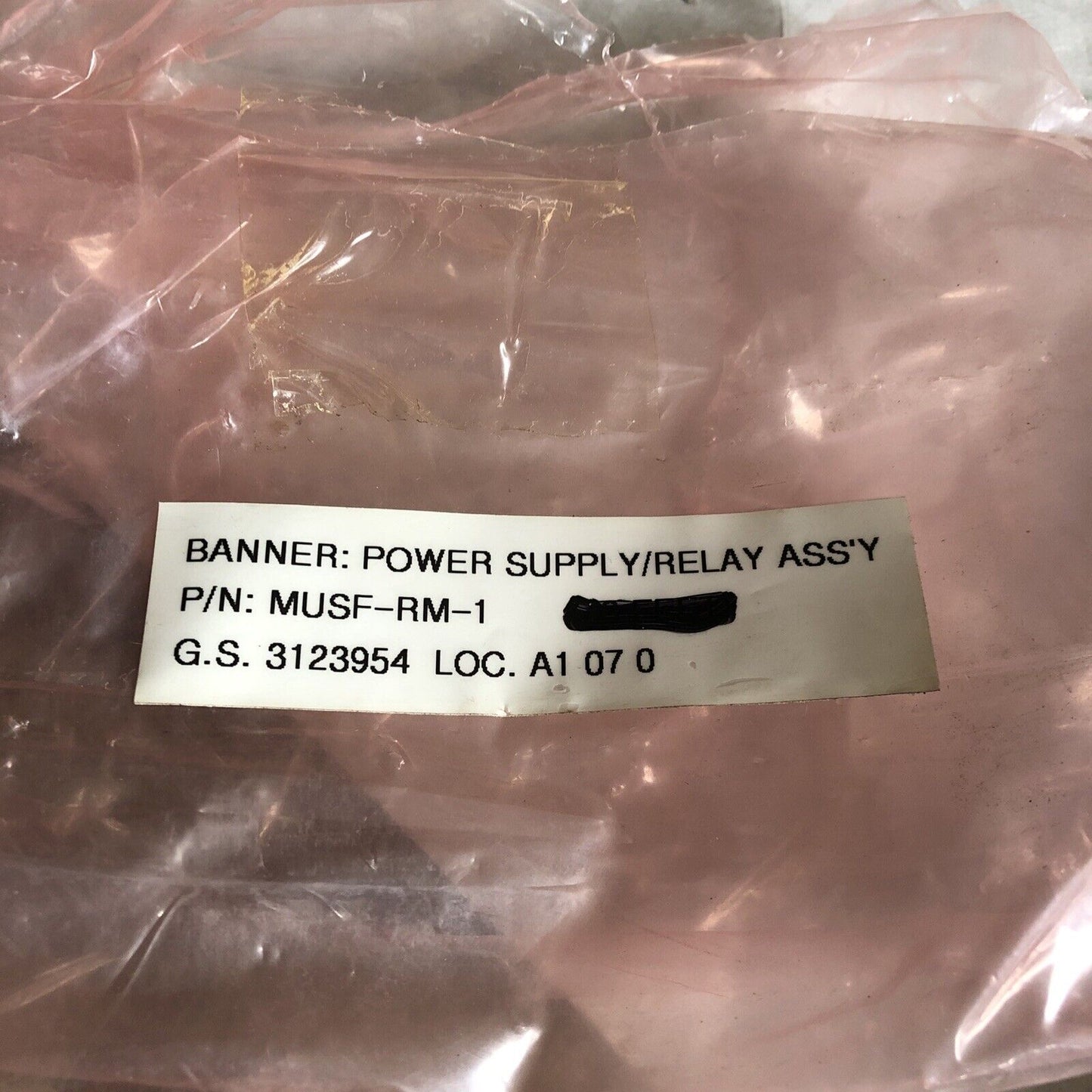 New Banner Musf-Rm-1 Power Supply,Assem Power,Relay Assembly,113672 1421H,Fl