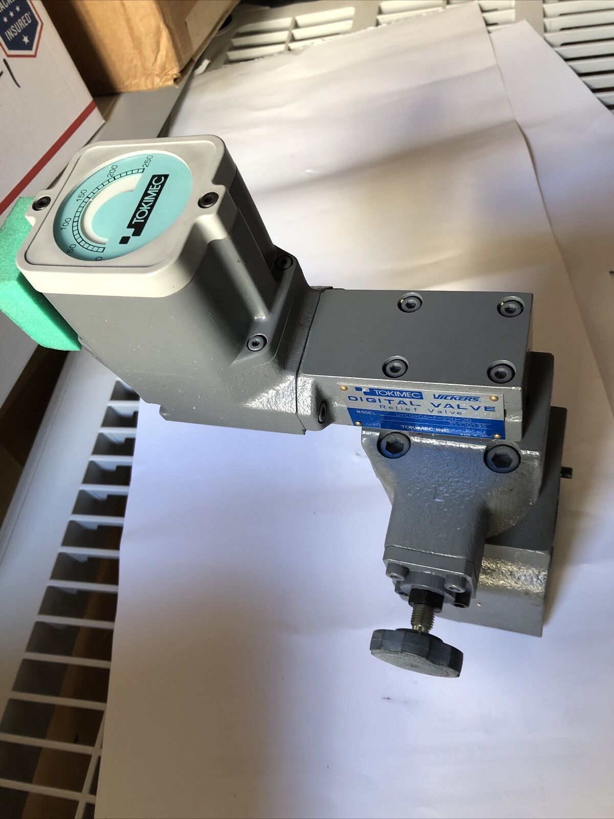 New Tokimec Vickers D-Cg-06-F-250-20 Hydraulic Digital Relief Valve 3110135,De