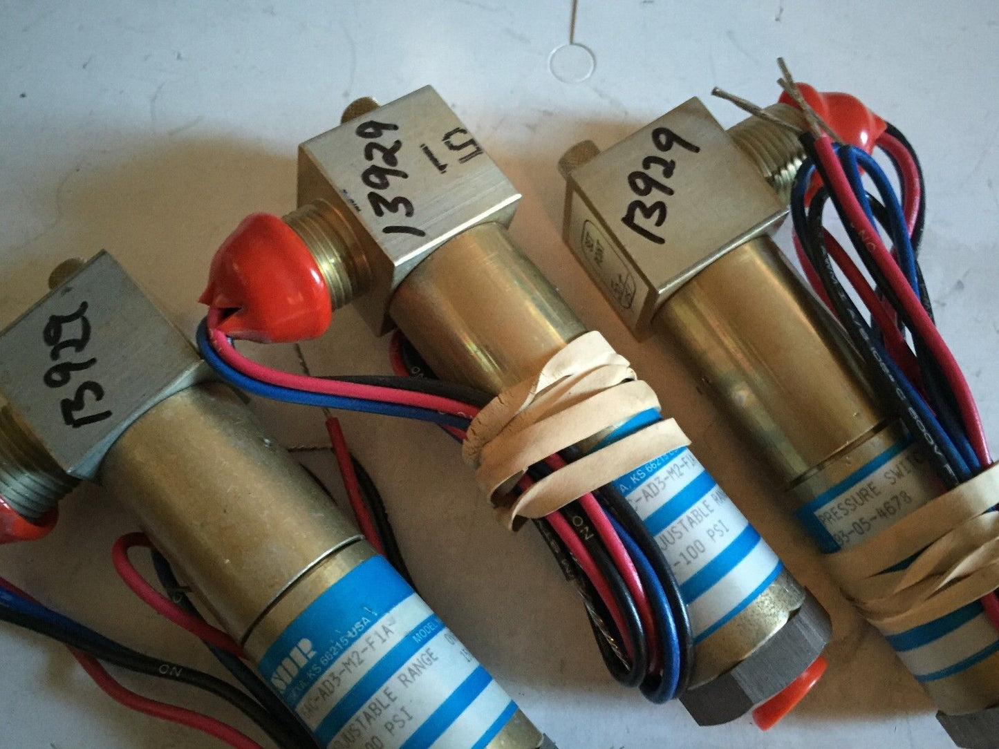 New Sor 6Ac-Ad3-M2-F1a Pressure Switch,12-100 Adj. Range,Overrange 1500Psi,Bc