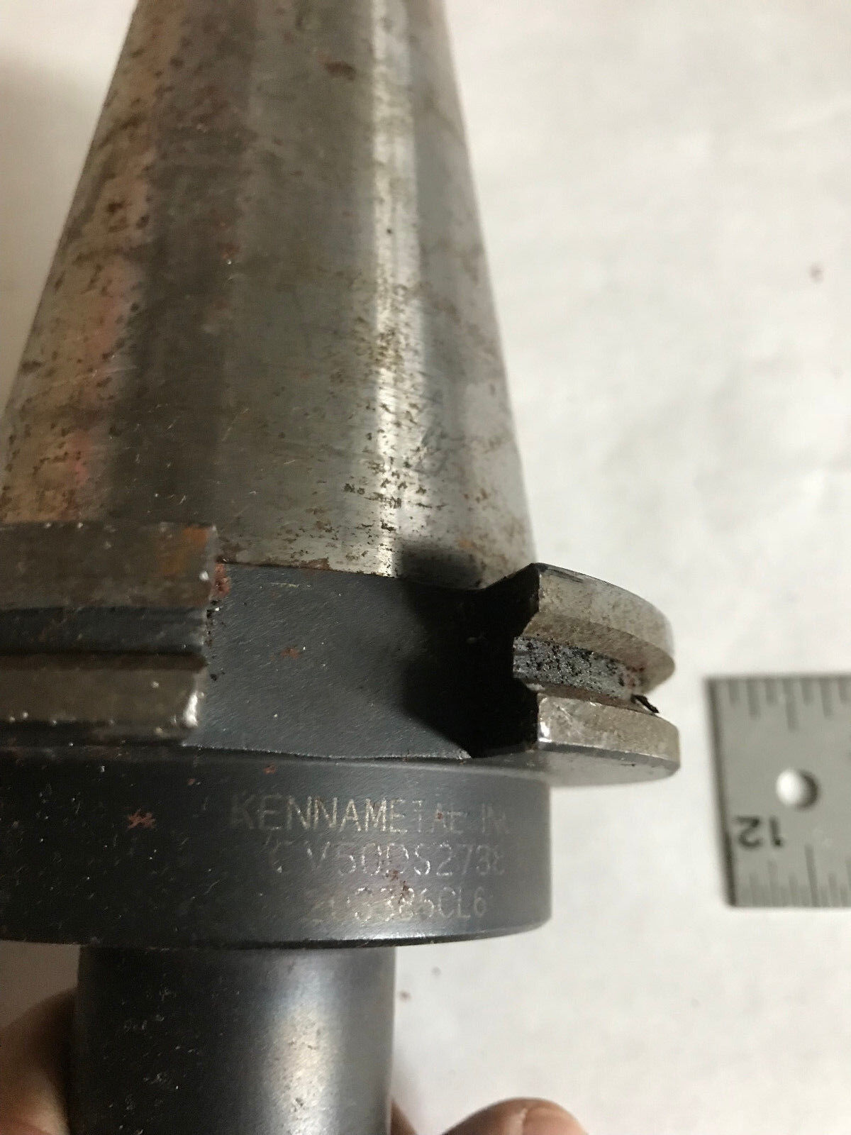 Kennametal Cv50ds2738,203386Cl6 Adjustable Insert Boring Tool Bar,Cat50 Taper,Ad