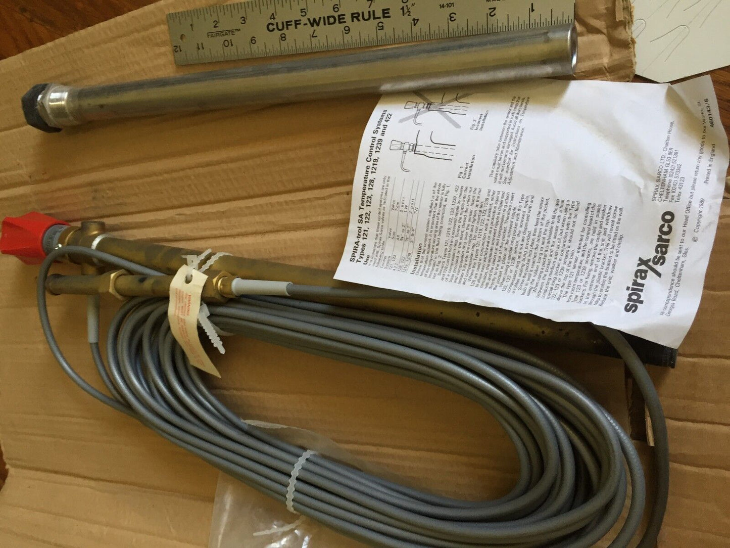 New Spirax Sarco 121,Temperature Sa121 20M Cap Ad 95/160C,Sarco Type 121,Td