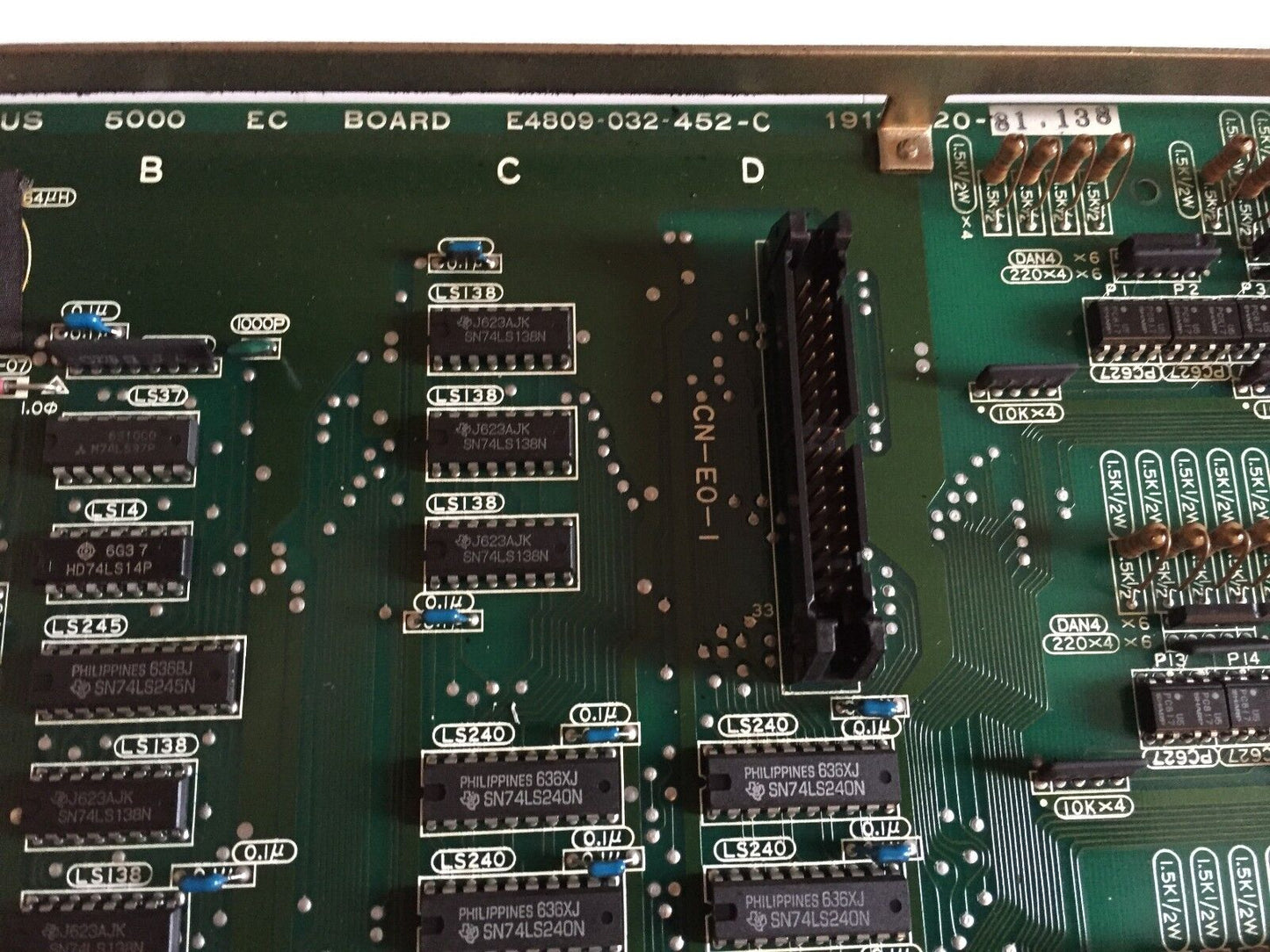 Okuma E4809-032-452-C 1911-1120,Opus 5000 Ec Board, Okuma Opus 5000,Bh,Bv