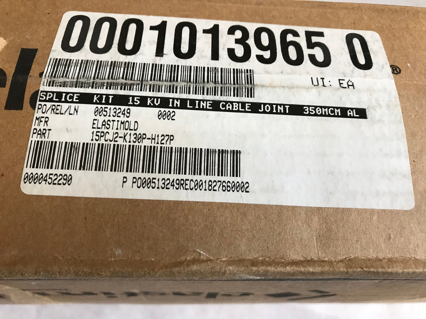 Elastimold 15Pcj2-K130p-H127p Straight Cable Joint15kv In Line 15Pcj-T 350-4/0