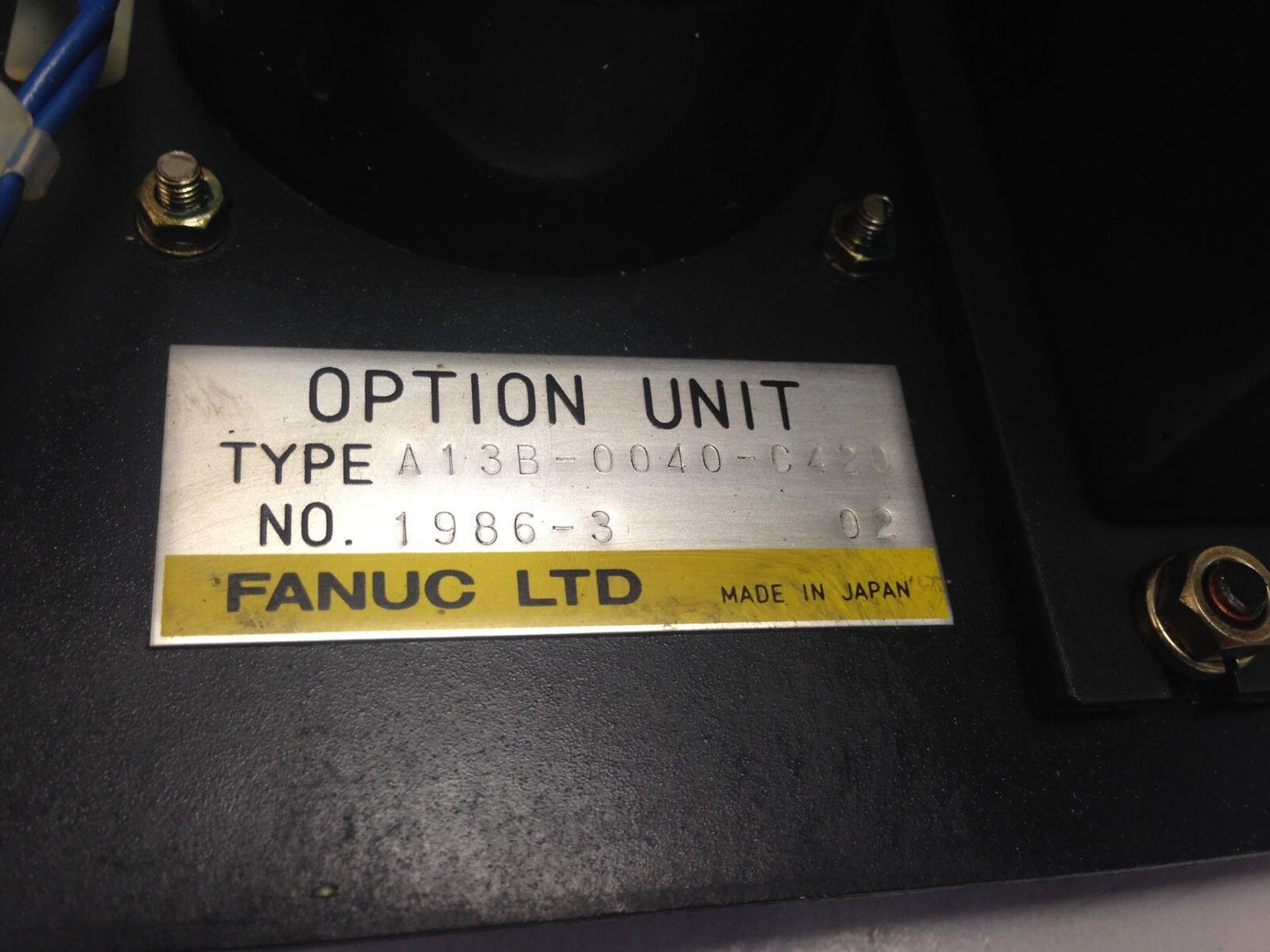 Fanuc A13b-0040-C420 & A03b-0403-C020 Option Units,A03b-0403-0020 ,Db