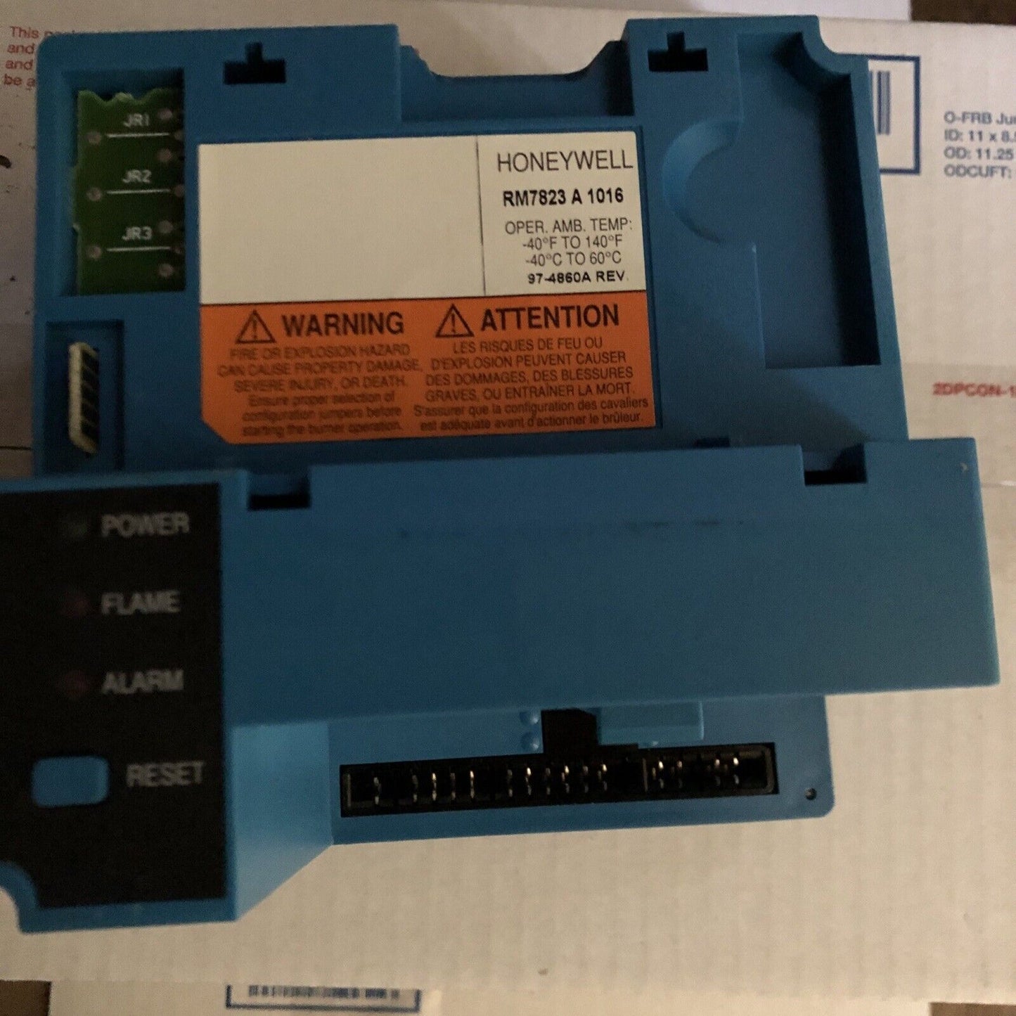 Honeywell Rm7823a1016 Burner Controller ,Rm7823a 1016,Dk