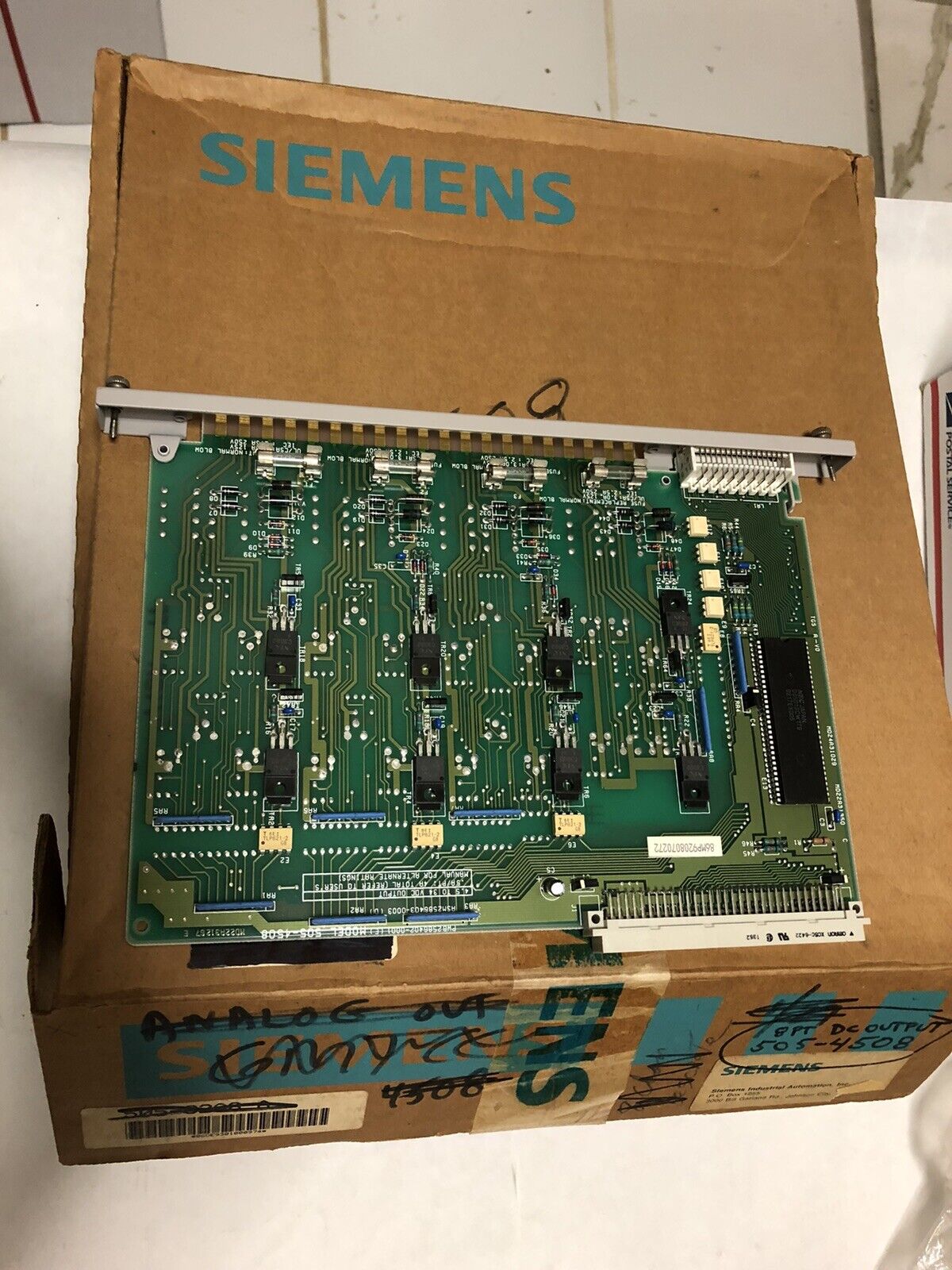 New Siemens Module Pwb 2586402-0001 Digital 505 8O 0.5A Seimens 505-4508,Eg