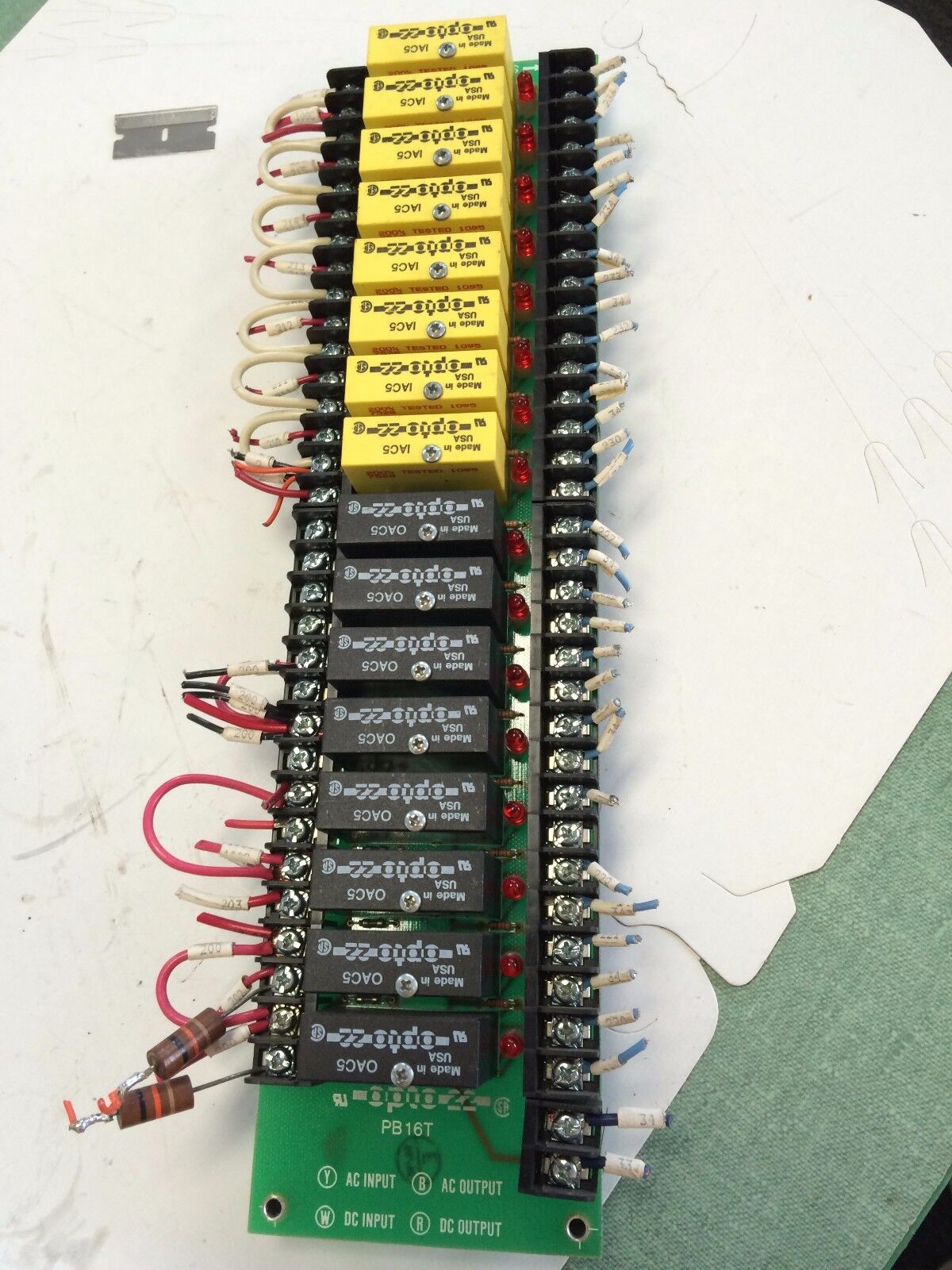 Opto22 Pb16t ,Onto 22 Oac5 & Iac5 Logic Module,Ag