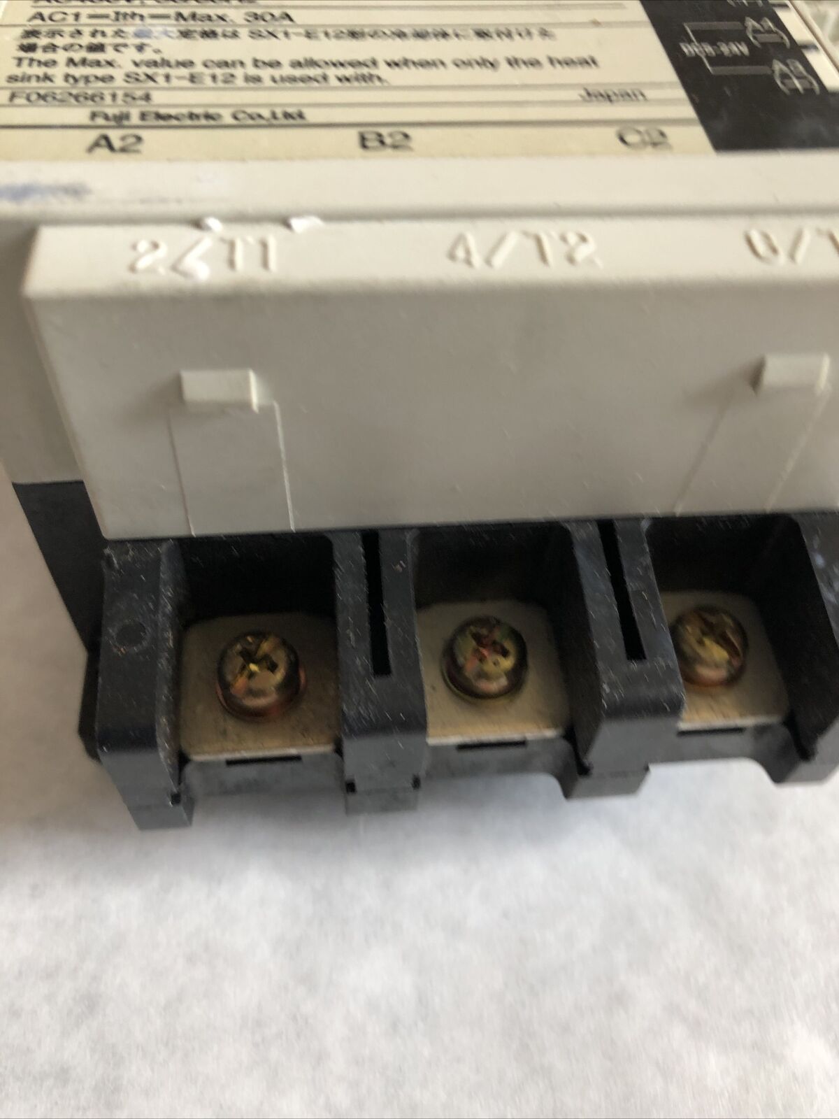 Fuji Electric Ss303h-4Z-D3 ,30A Solid State Contactor Ac480v,Br