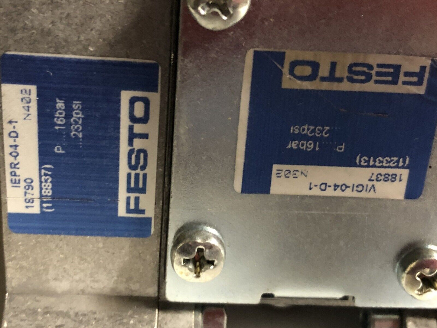 Festo Irpl-03-Fb,04E-2E-F13,Vigp-04-Fb-D-1,Vigio4d1 Valve Terminal,Ifb13-03,Ex