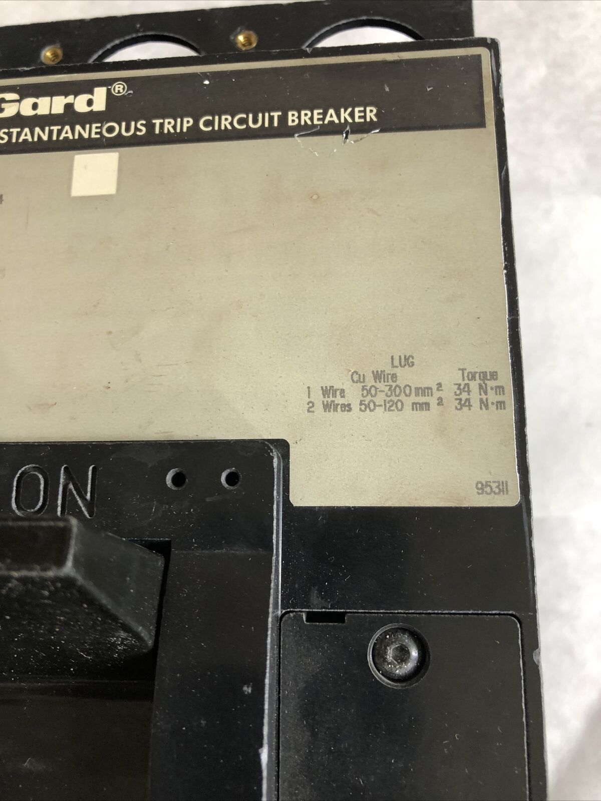 Square D Lal3640036m8002 400 A Electric Circuit Breaker 400Amp 3Pole 600Vac,Fm