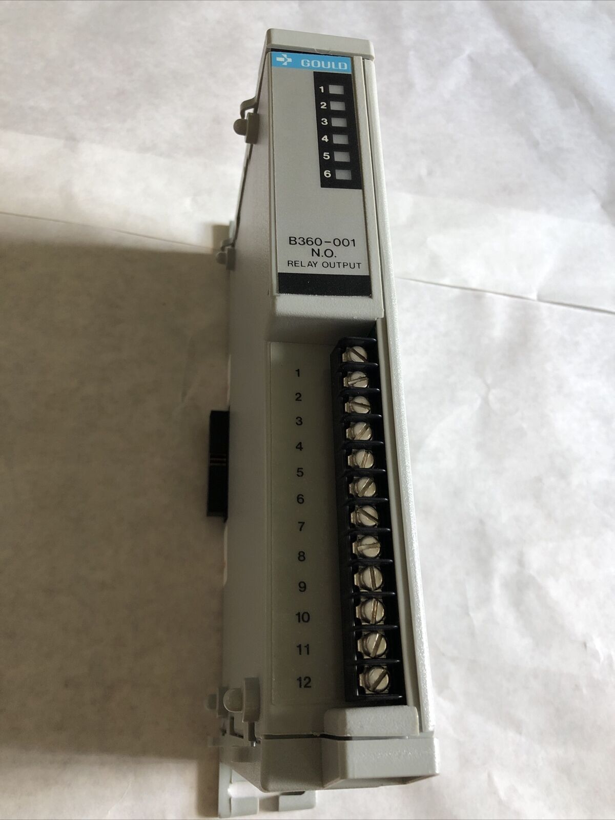 Gould B360-001 N.O. Realy Output Module 6Point Relay Asb360001,Ba