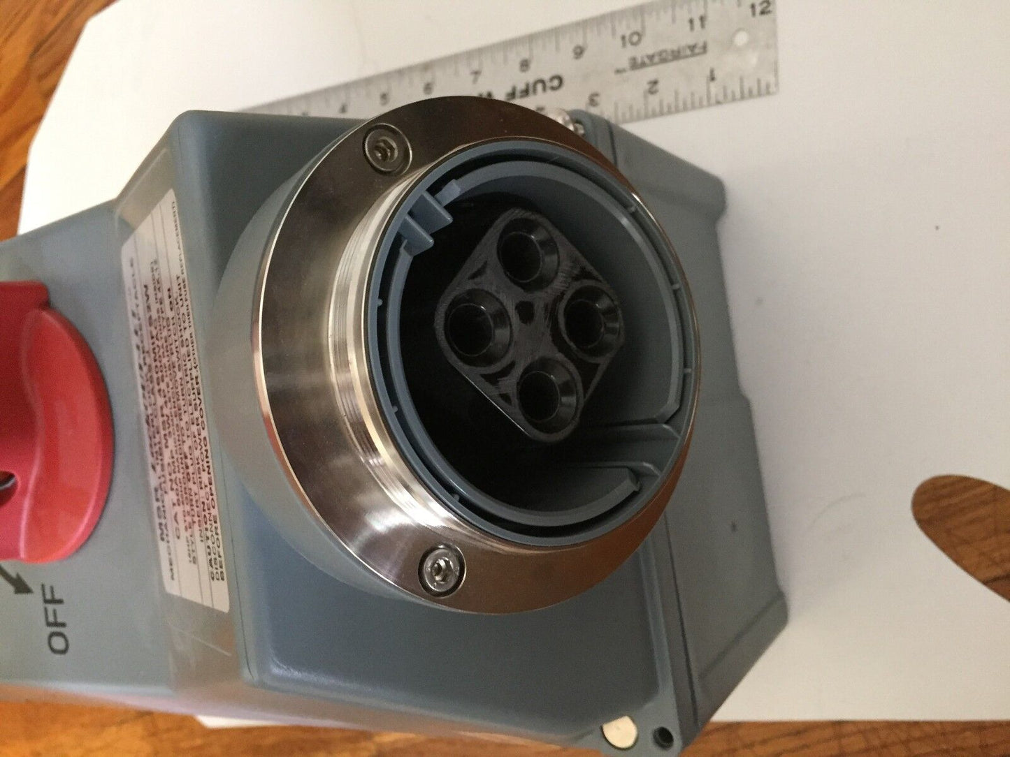 New Mennekes Msr 460Mifs2w Mechanical Interlock Receptacle, 60Amp, 600Vac,Cl