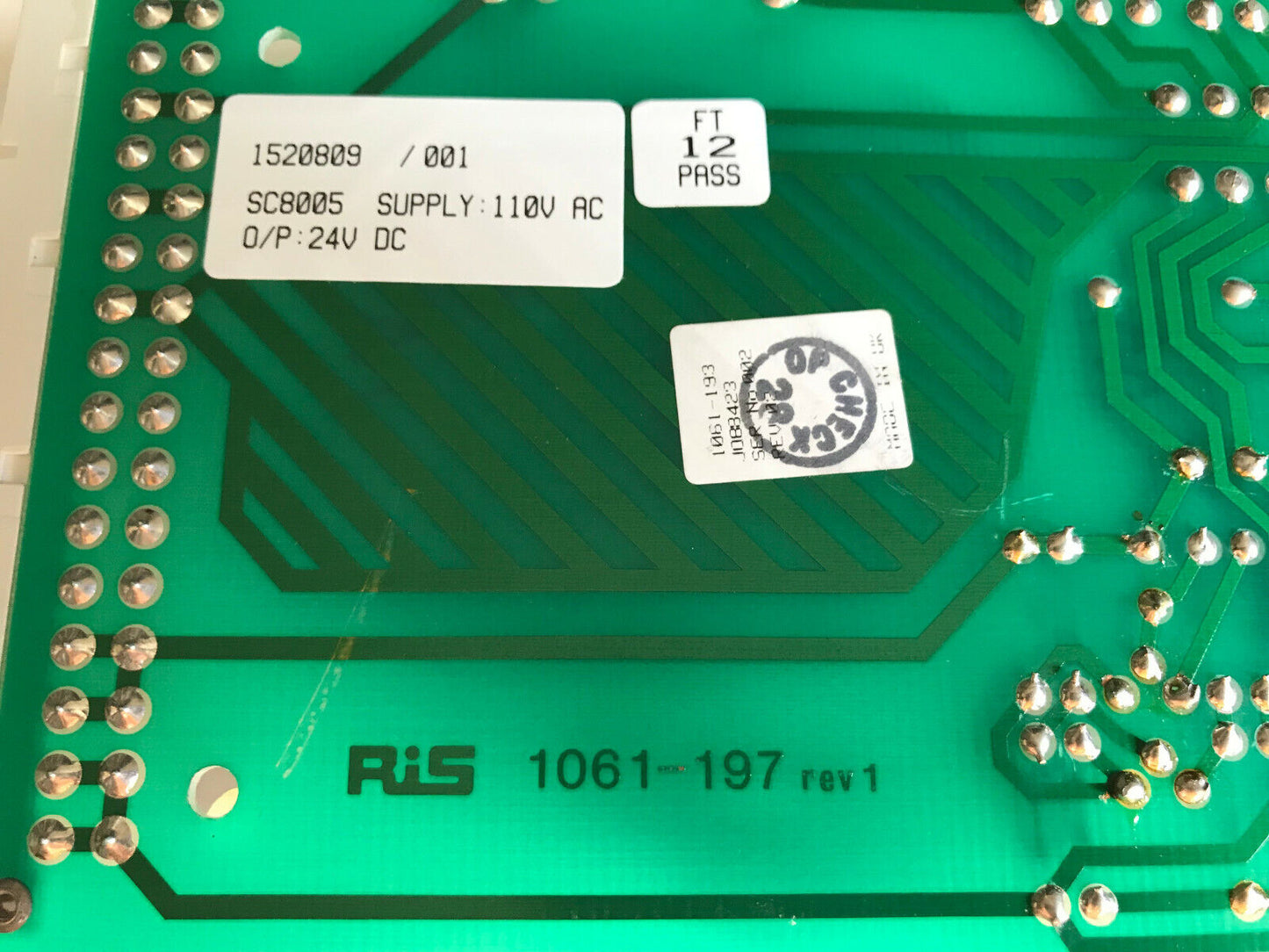 New Ris 1520809/001,Sc8005 Supply 110V Ac O/P24v,1061-197 Power Supply Module,Tg