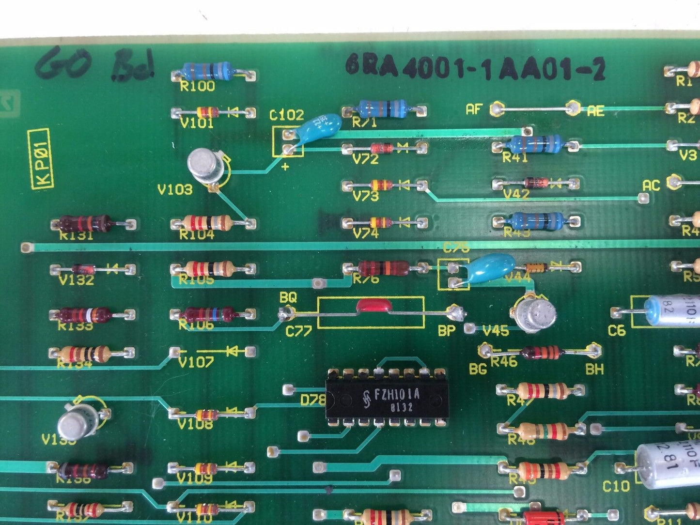 Siemens Ge.647101.0400.01 Cnc Pc Control Board, 6Ra4001-1Aa01-2,Eb