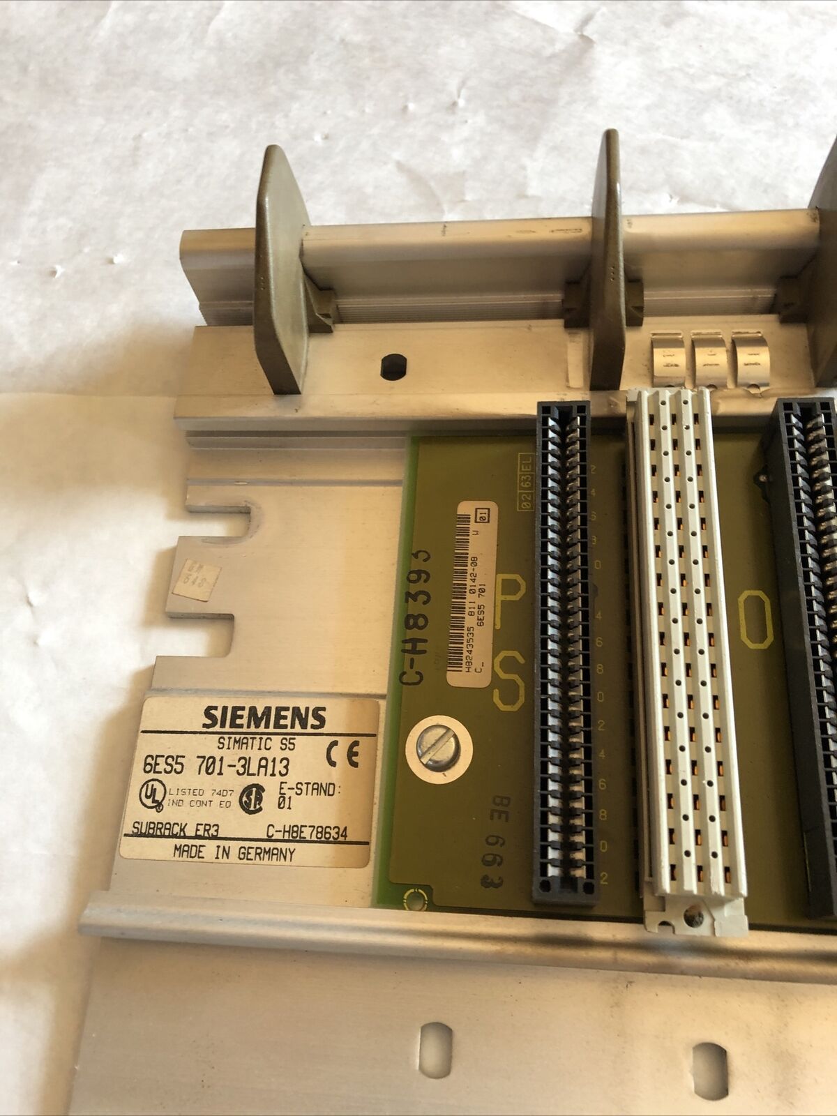 Siemens 6Es5 701-3La13 Rack Xpansion S5-115F 8Slot,Simatic S5 ,Br