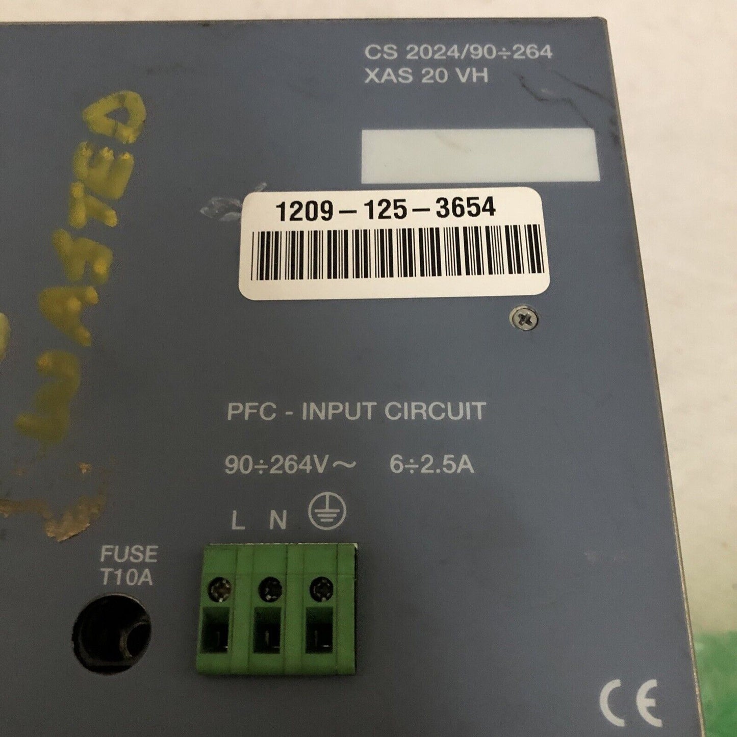 Cabur Cs 2024/90+264,Cs 2024/90 264,Cabur Xas 20 Vh Switching Power Supply,Cx