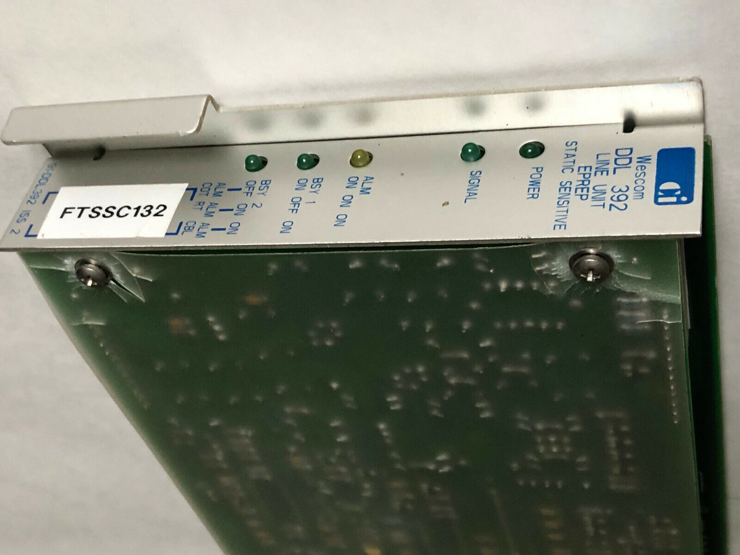 Wescom Ddl 392 91-Ddl392 Iss 2 Line Unit Erep,B75-000101B,C75-000100B,Cf