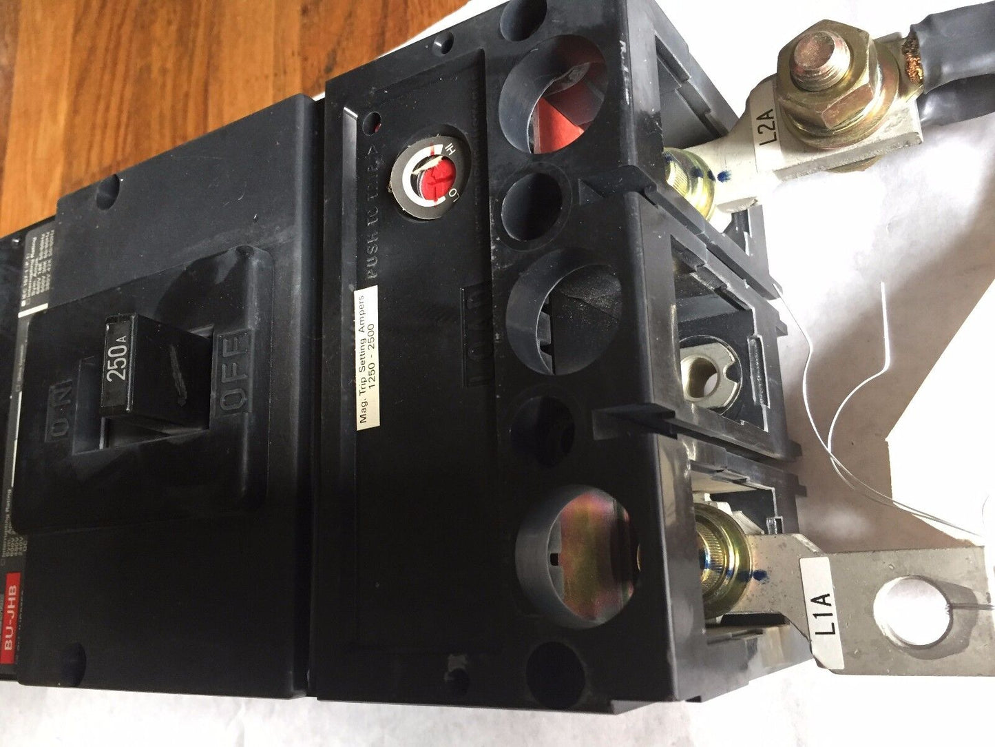 Fuji Bu-Jhb2250,Fuji Bu-Jhb Circuit Breaker,250 Amp,2-Pole,600 Vac/250 Vdc,Bm