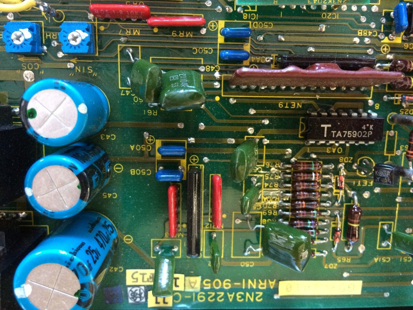 Toshiba Ra-10M-00200,Rad10-006B,Ra Driver,2N3a2291-C11,Arni-905A 10,2N3a2290c,Ee
