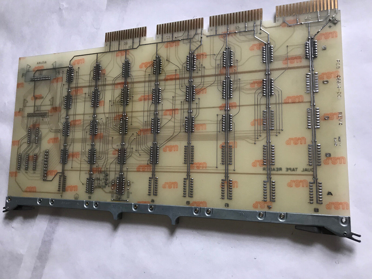Charmilles Andrews 106613-001 Board Pcb Dual Tape Reader 106613-Oo1 Rev F,Si