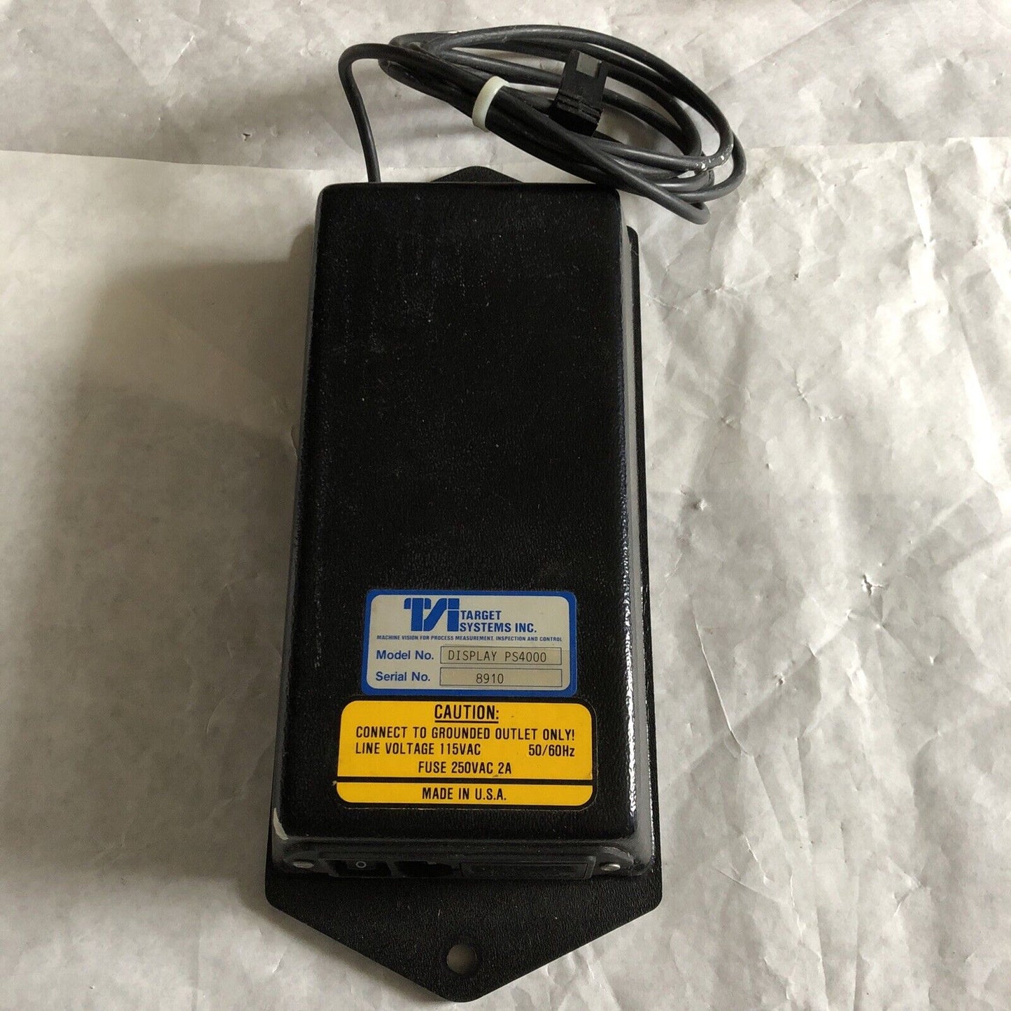 Tsi Display Ps4000 Target Systems Inc Power Supply 4000 Optic Thickness Meter,Ak