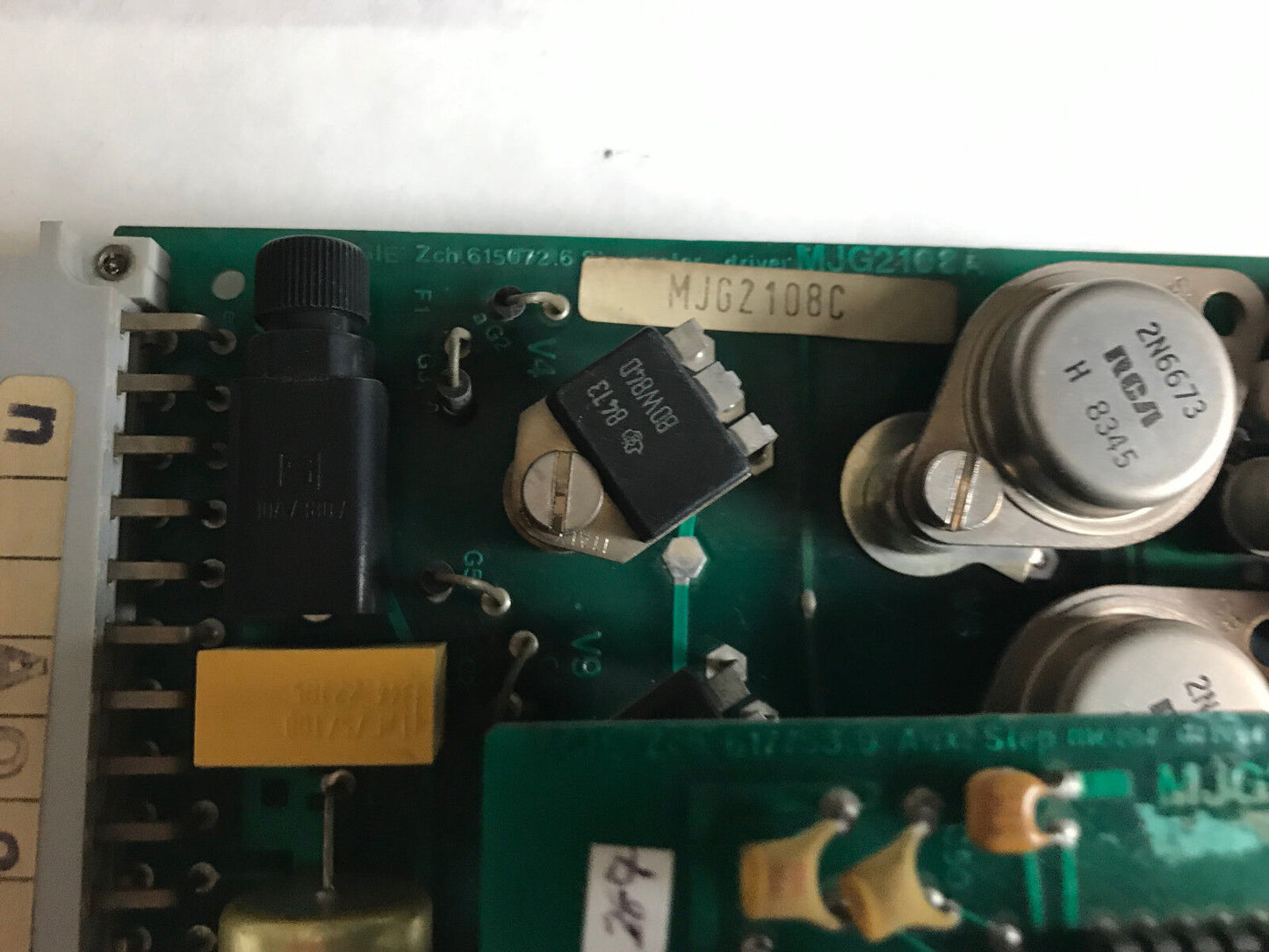 Agie 615072.6 Edm Machine Mjg2109b Step Motor Driver Agie Mjg2108c,Mjg2108a,Si
