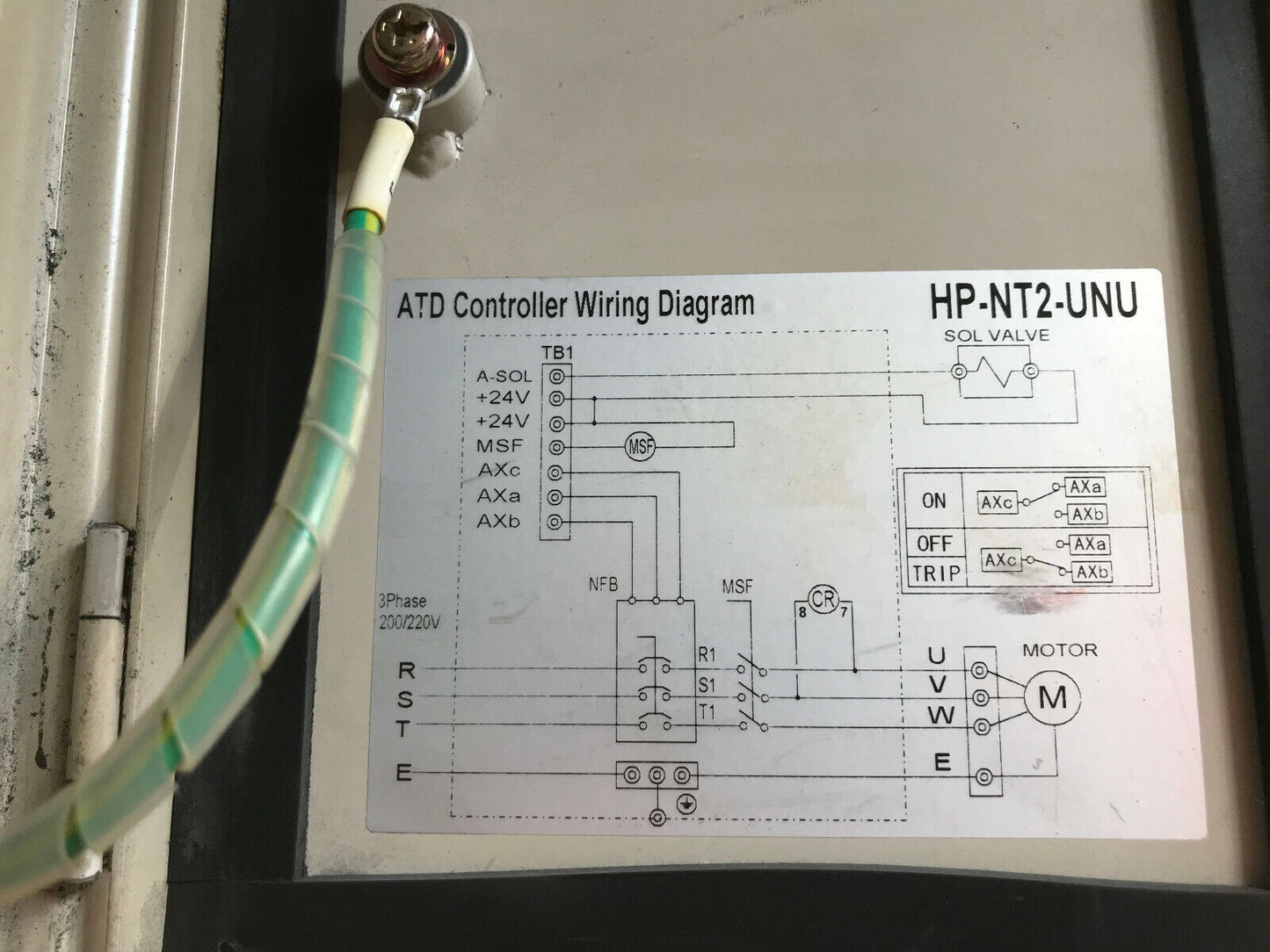 Obara Hp-Nt2-Unu Atd Controller 24 V Machine Starter,Gv2-Ap01,A2-19116,Aj